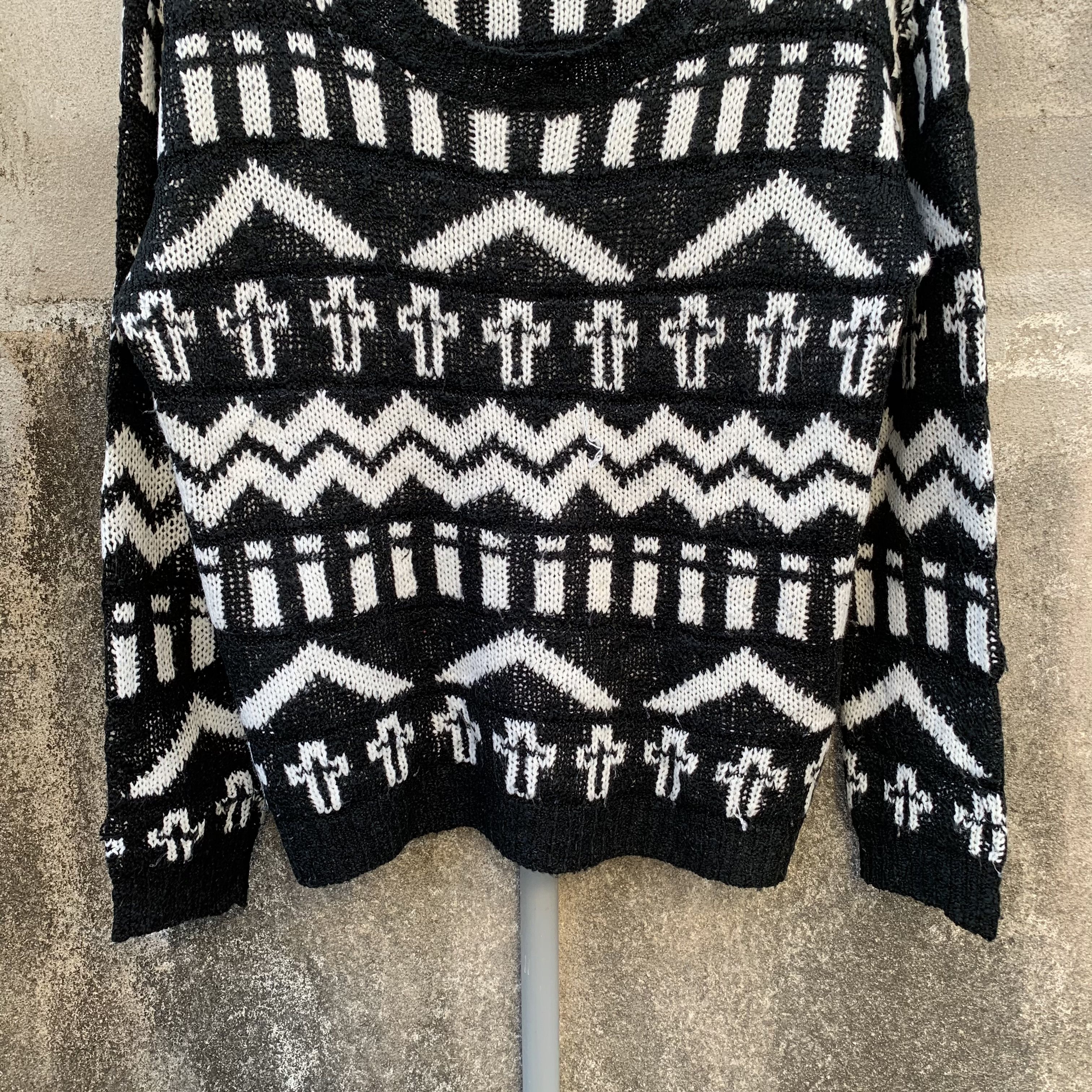 Aran Isles Knitwear Japanese Vintage Knit Jumper Arts Pullover Sweater Size US L / EU 52-54 / 3 - 3 Thumbnail