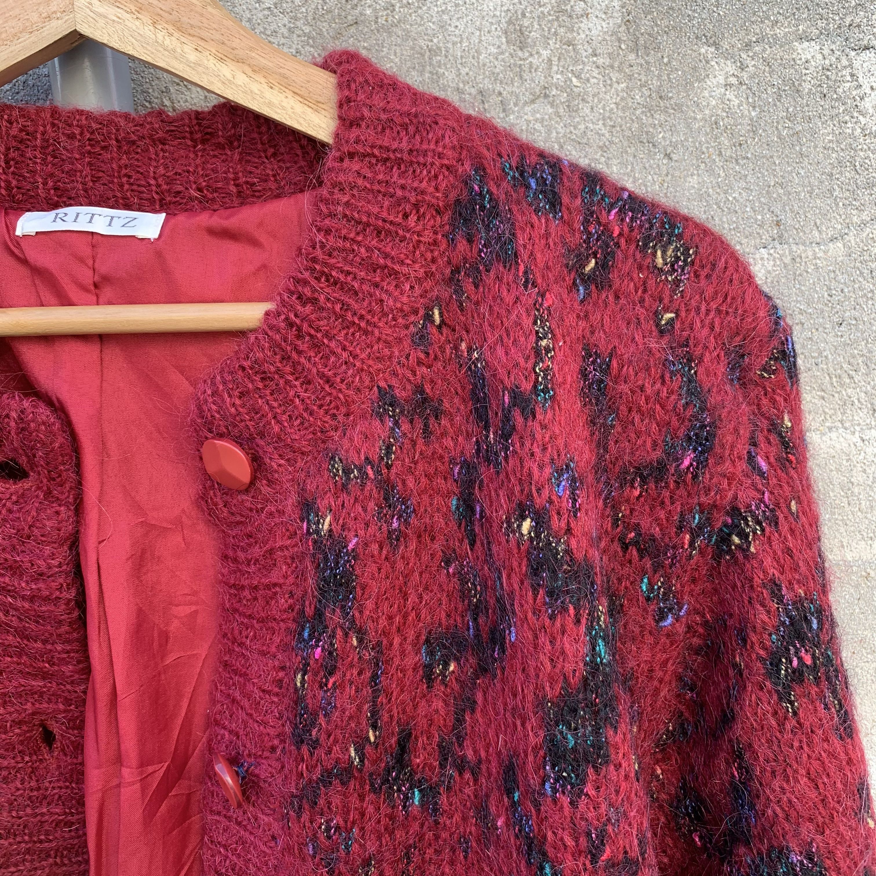 Aran Isles Knitwear Mohair RITTZ Japan Knit Button Ups Cardigan Jumper Sweater Size US M / EU 48-50 / 2 - 8 Thumbnail