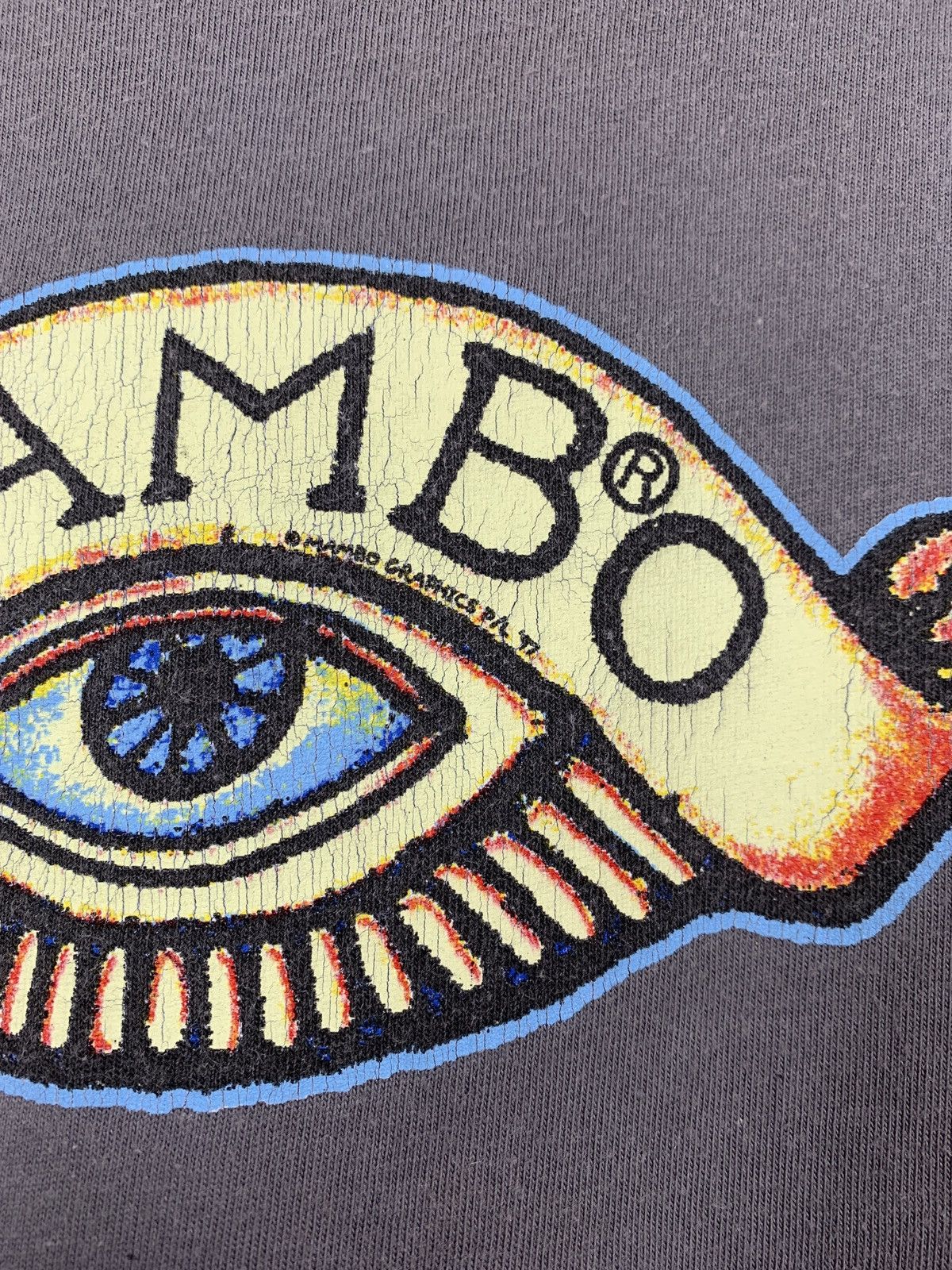 Mambo Vintage Mambo Simple Arithmetic Faded Grey T-Shirt Size US XL / EU 56 / 4 - 10 Thumbnail