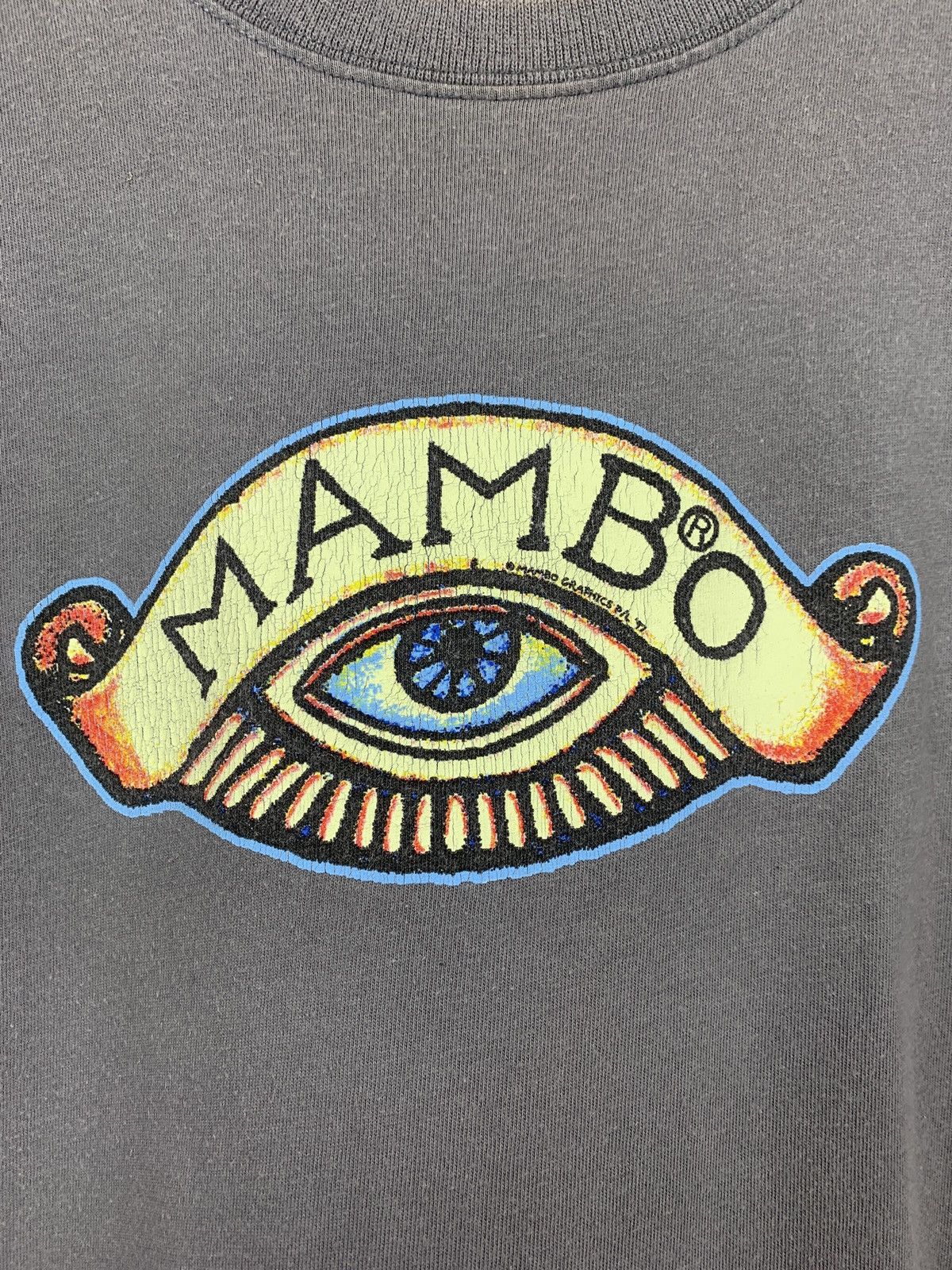 Mambo Vintage Mambo Simple Arithmetic Faded Grey T-Shirt Size US XL / EU 56 / 4 - 9 Thumbnail