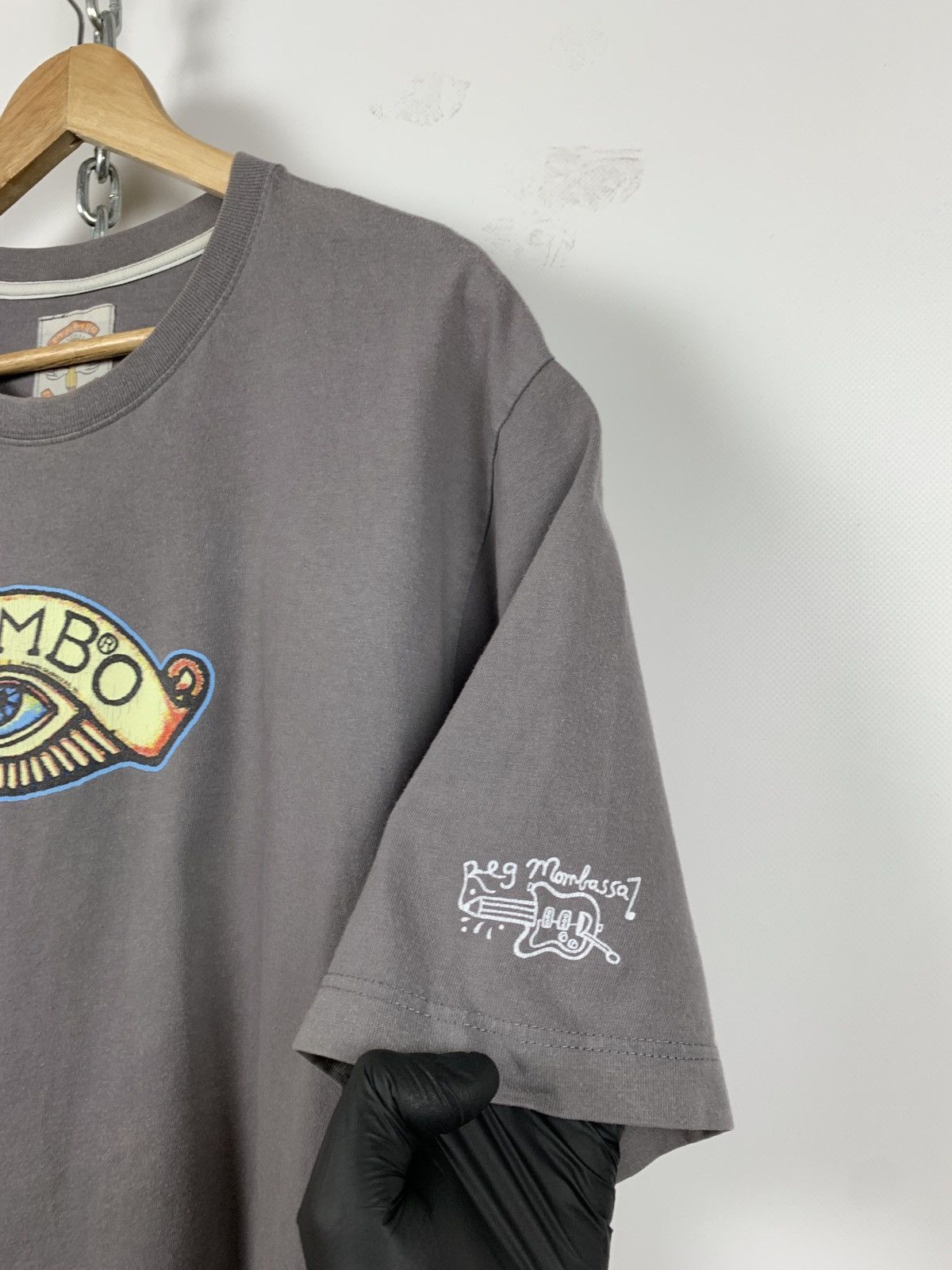 Mambo Vintage Mambo Simple Arithmetic Faded Grey T-Shirt Size US XL / EU 56 / 4 - 15 Thumbnail