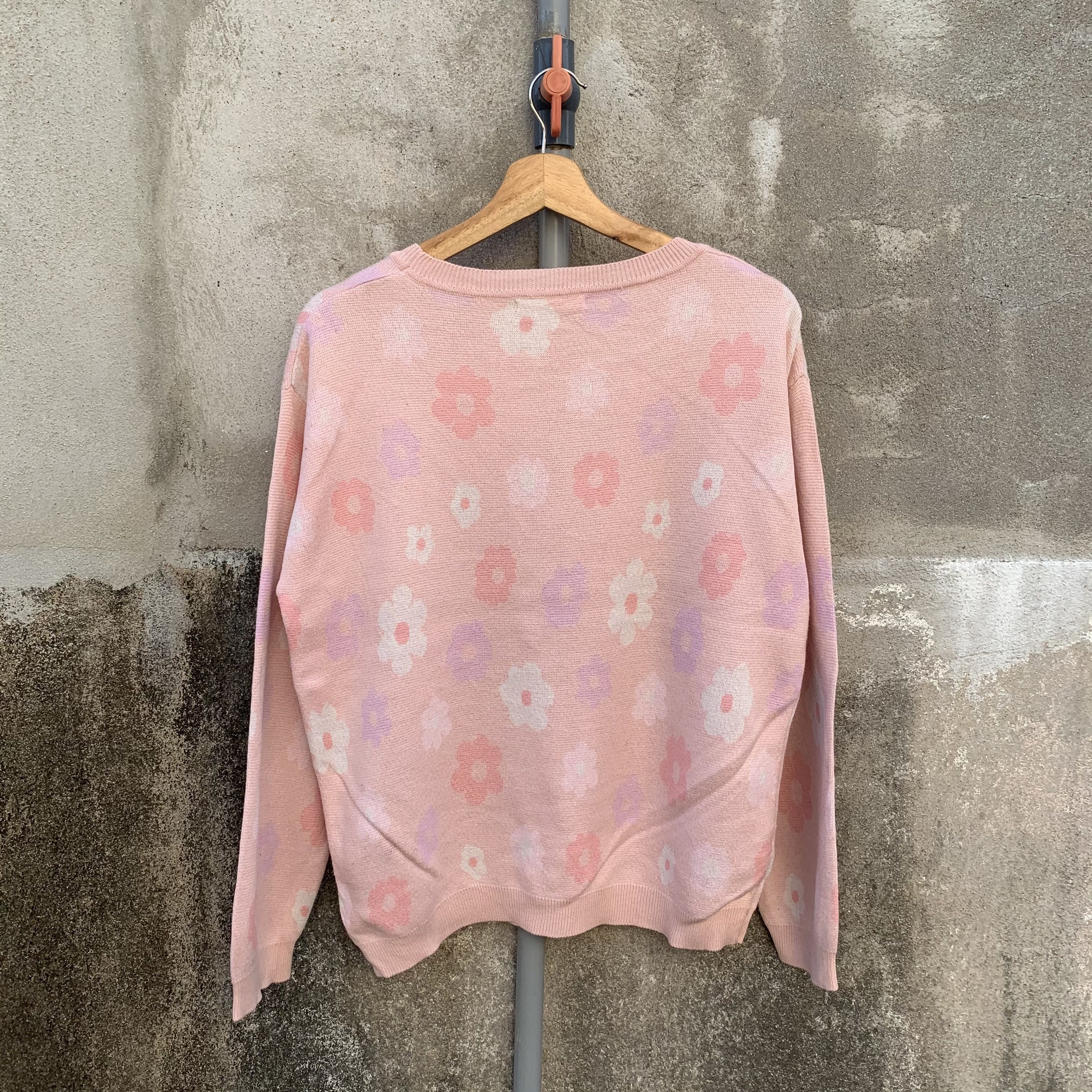 Aran Isles Knitwear Merry Jenny Knit Pullover Flower Fullprinted Jumper Sweater Size M / US 6-8 / IT 42-44 - 7 Thumbnail