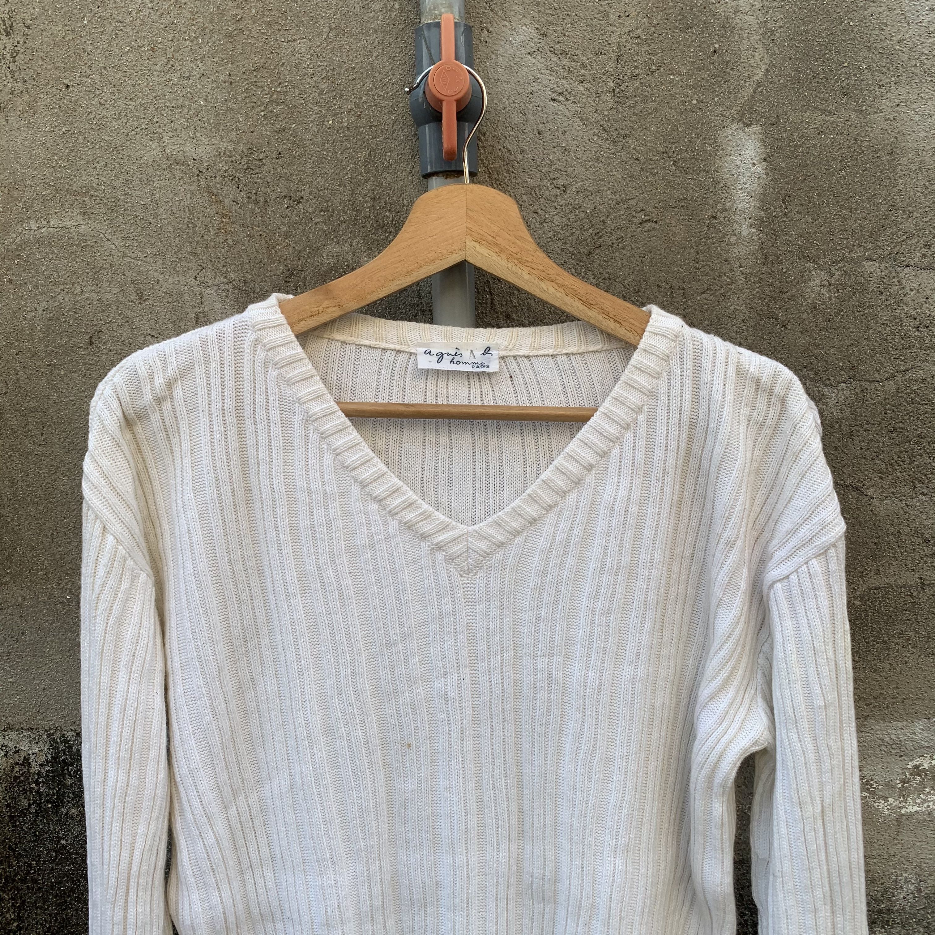 agnes b. Agnes B. Homme Designer Knit Sweater Made In France Size US M / EU 48-50 / 2 - 2 Thumbnail