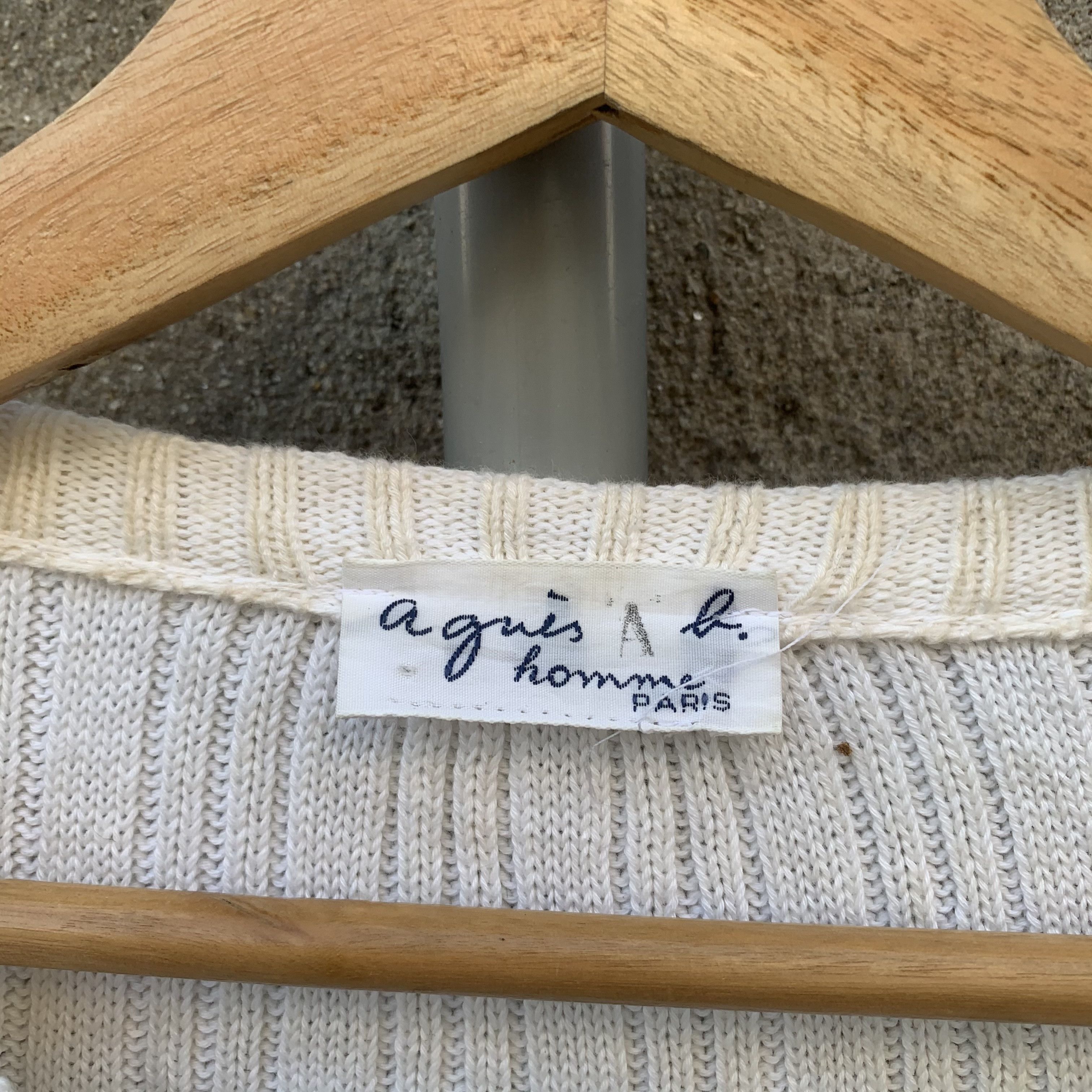 agnes b. Agnes B. Homme Designer Knit Sweater Made In France Size US M / EU 48-50 / 2 - 8 Thumbnail