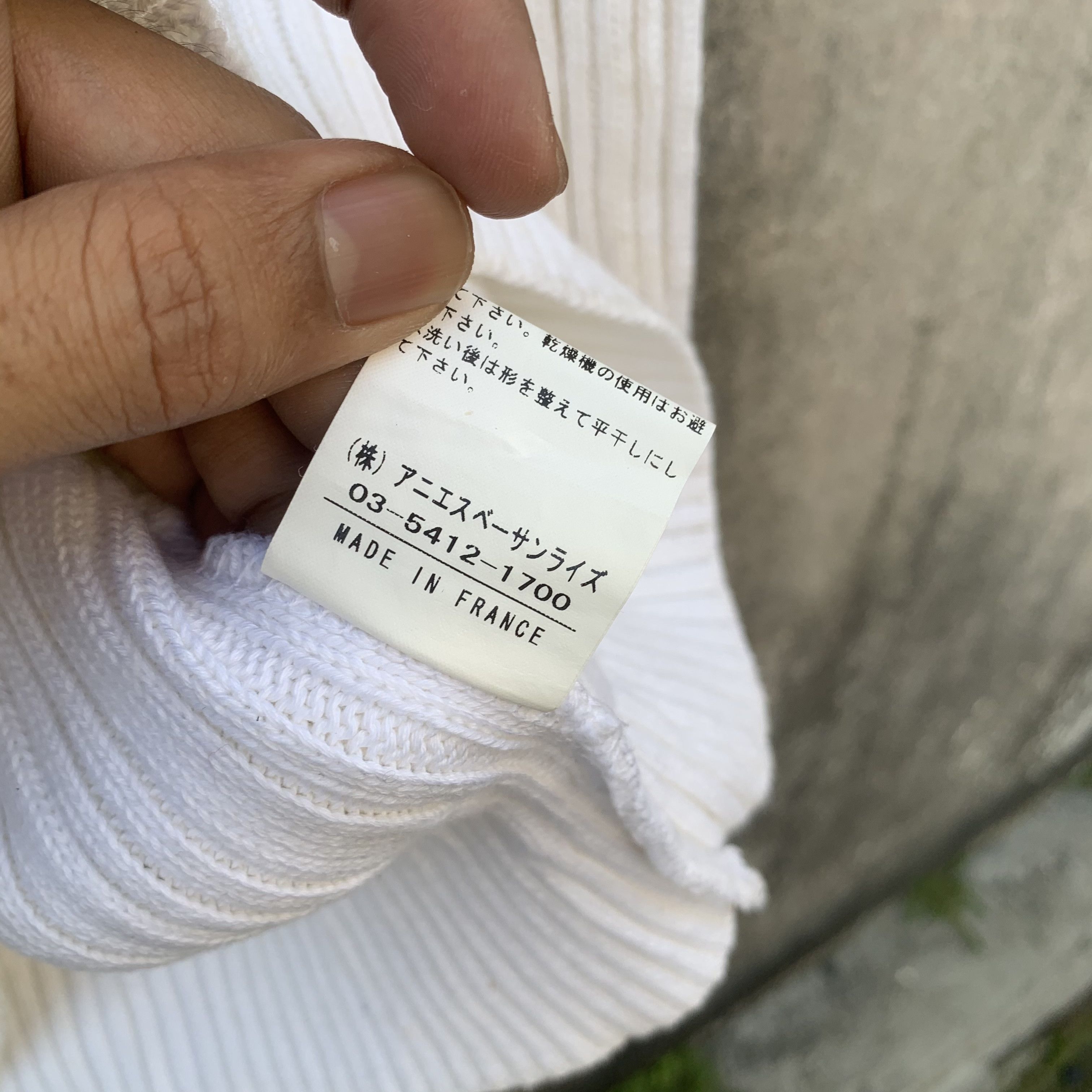 agnes b. Agnes B. Homme Designer Knit Sweater Made In France Size US M / EU 48-50 / 2 - 9 Thumbnail