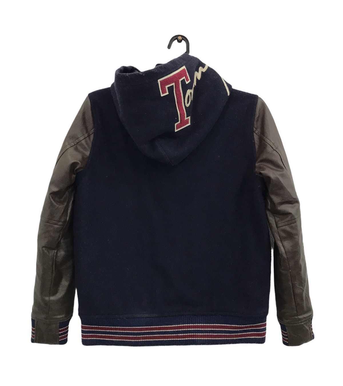 Japanese Brand TOMMY VARSITY JACKET HOODIE Size US M / EU 48-50 / 2 - 2 Thumbnail