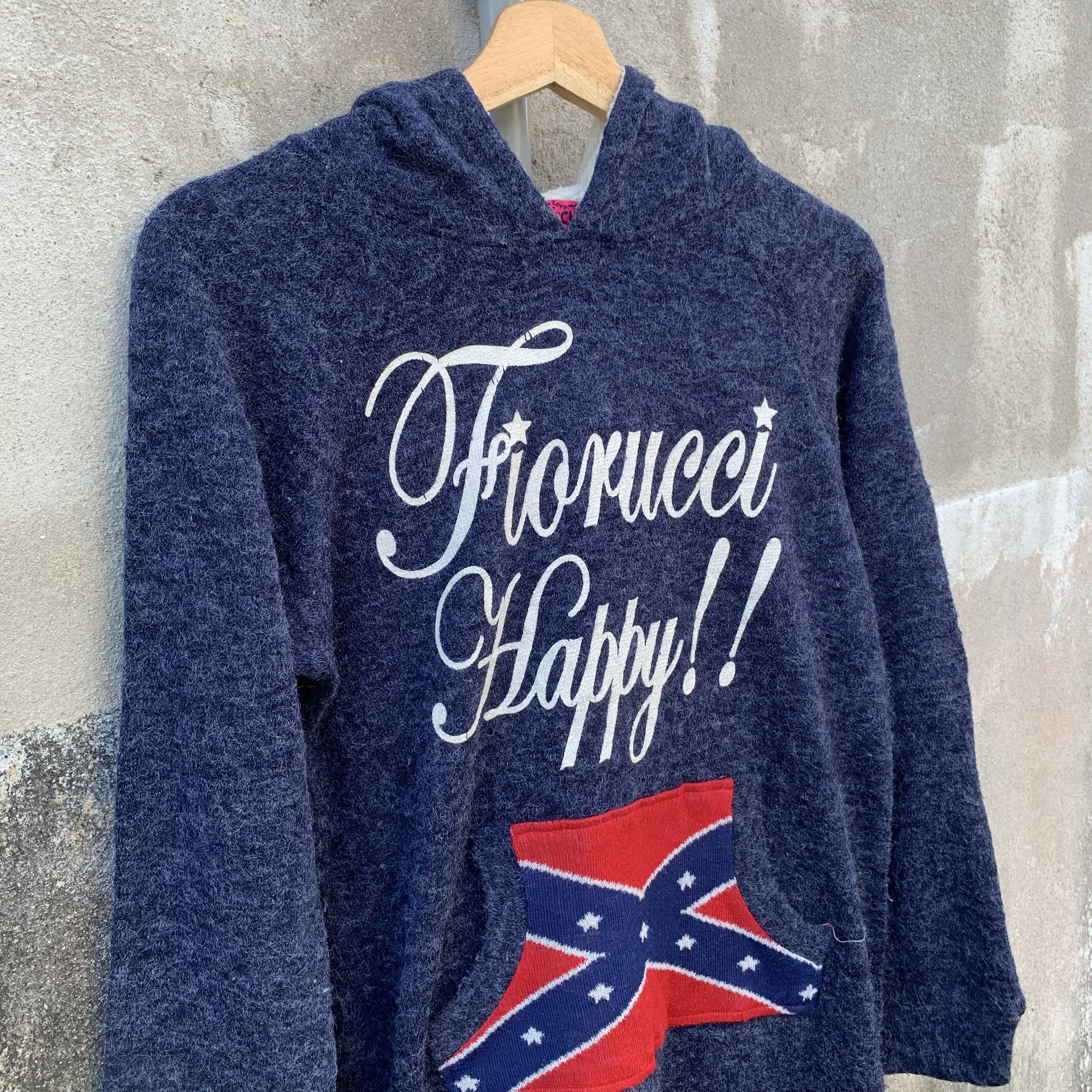 Fiorucci Fiorucci Hoodie Mohair Pullover Jumper Sweater Size US XS / EU 42 / 0 - 5 Thumbnail