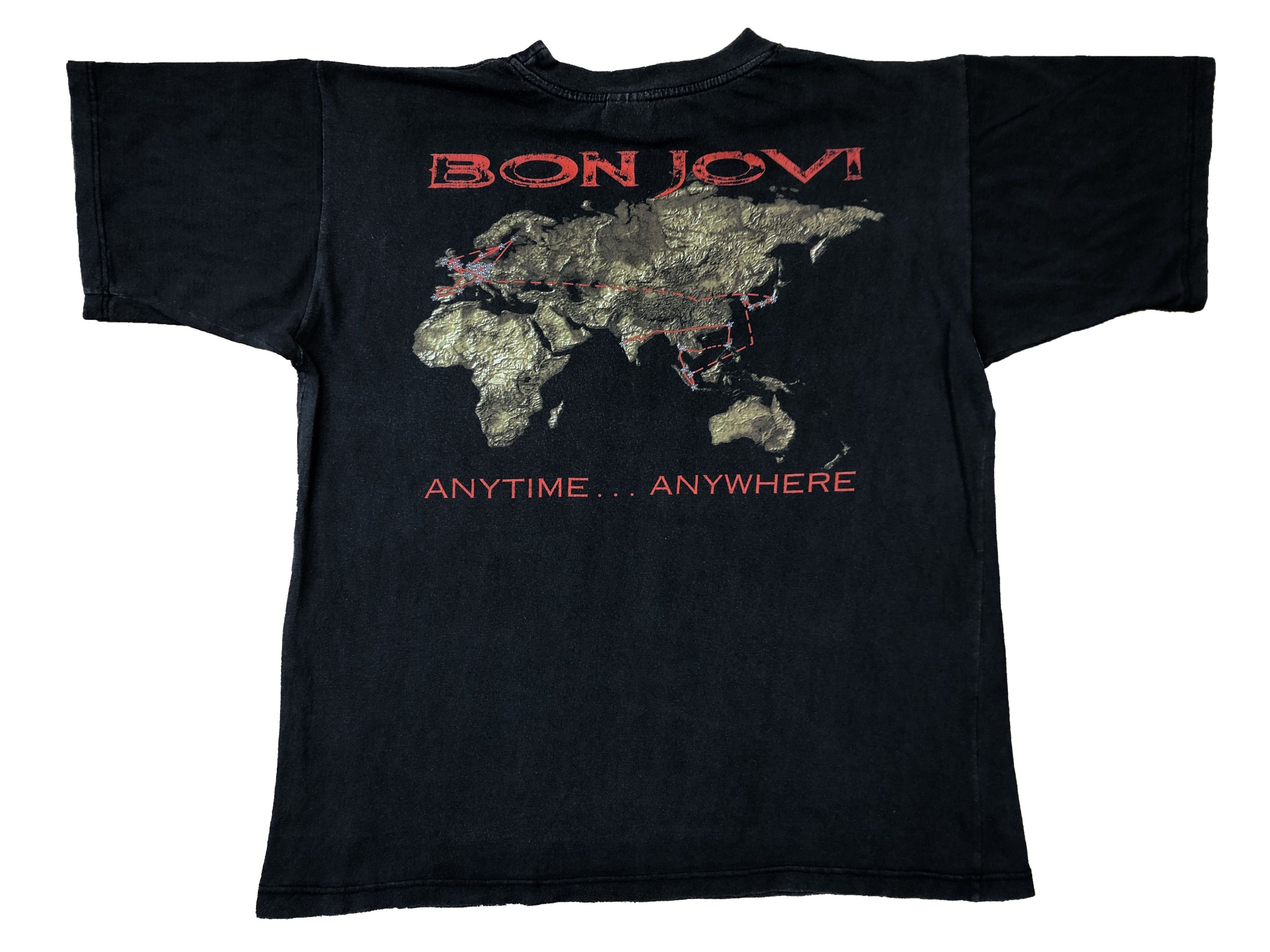 Band Tees × Vintage Vintage Bon Jovi Cross Road Tee Like Nirvana Rare Y2K Hype Size US XL / EU 56 / 4 - 11 Thumbnail