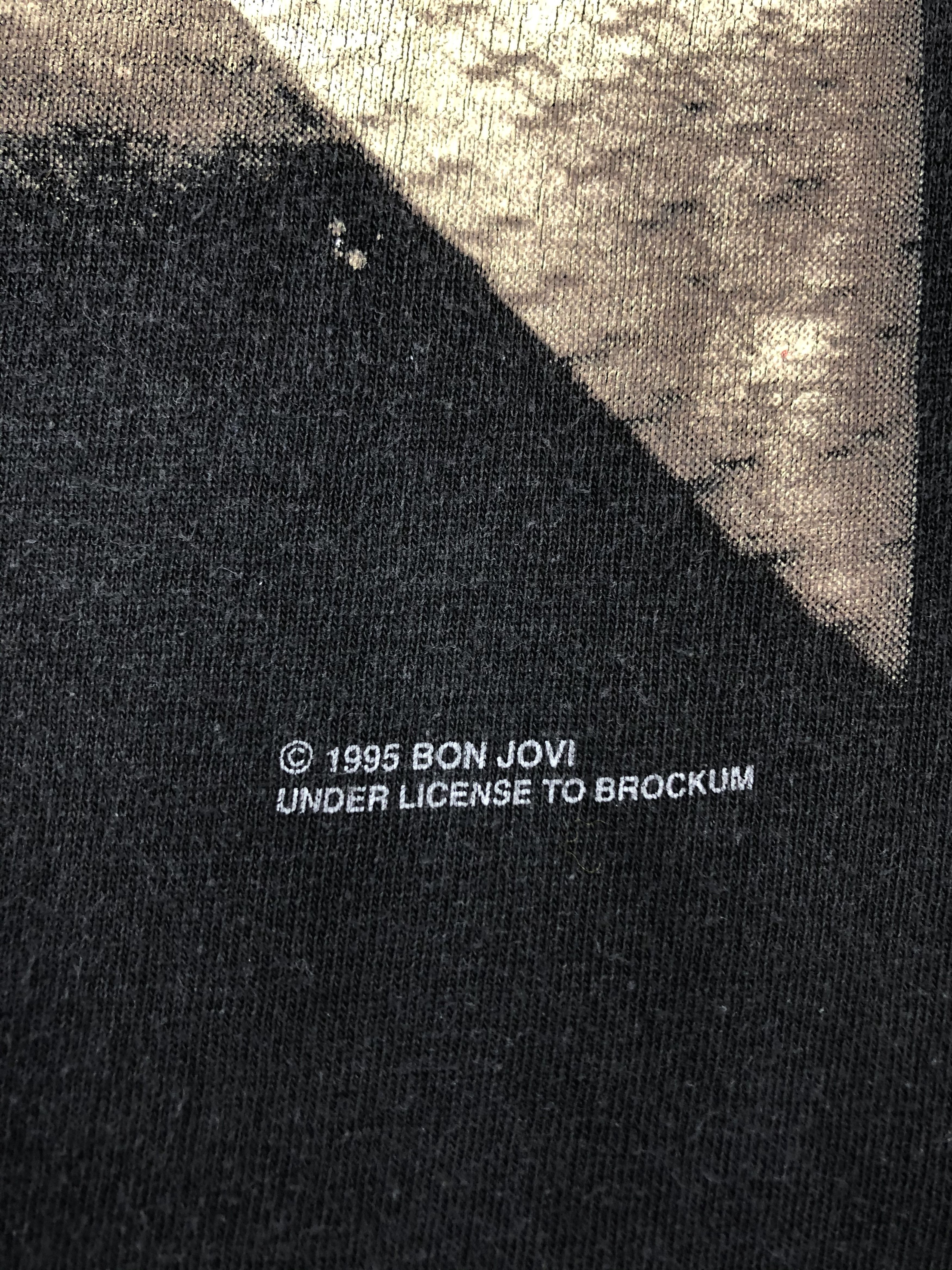 Band Tees × Vintage Vintage Bon Jovi Cross Road Tee Like Nirvana Rare Y2K Hype Size US XL / EU 56 / 4 - 4 Thumbnail