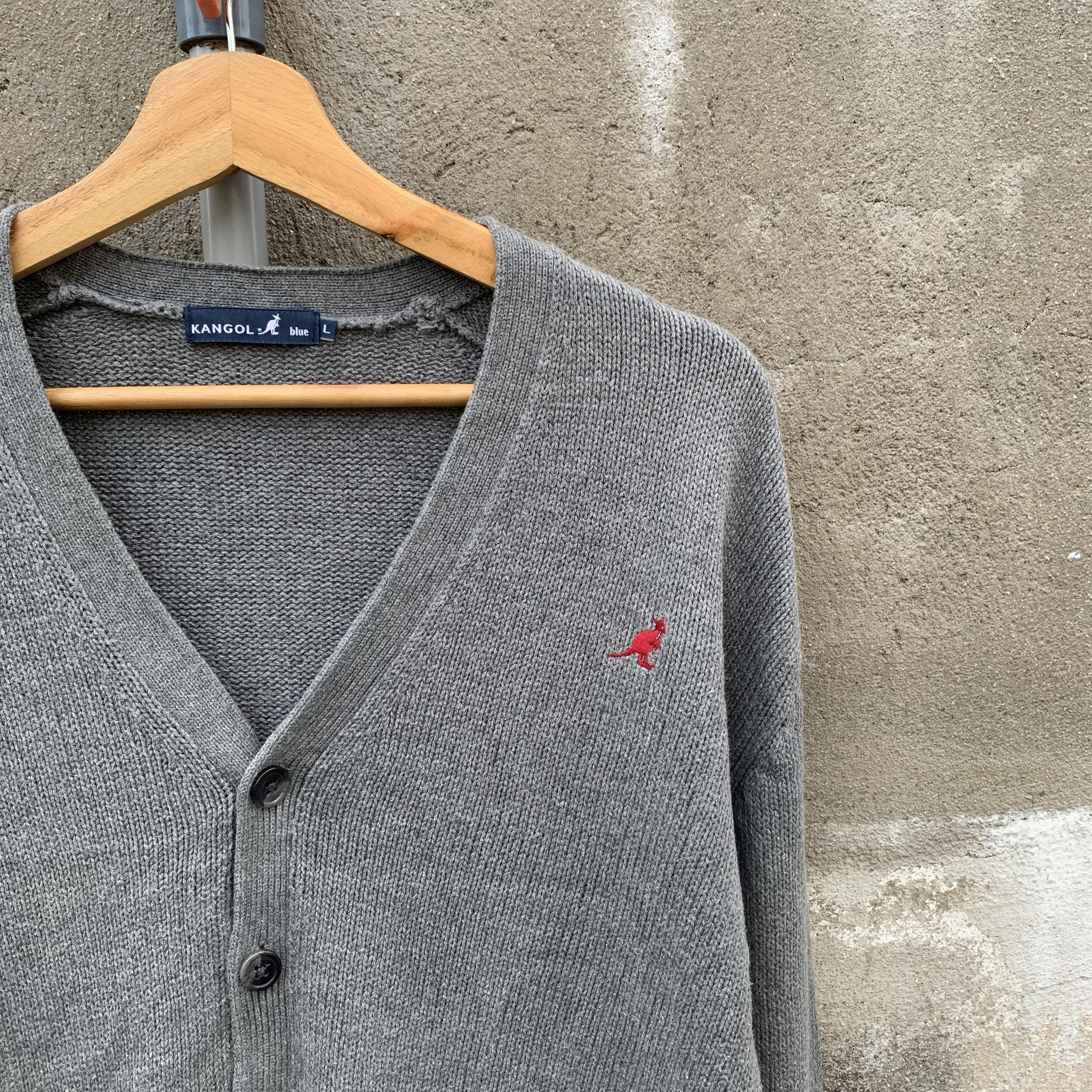 Kangol Kangol Small Logo Vtg Stockinette Brioche Cardigan Sweater Size US M / EU 48-50 / 2 - 4 Thumbnail