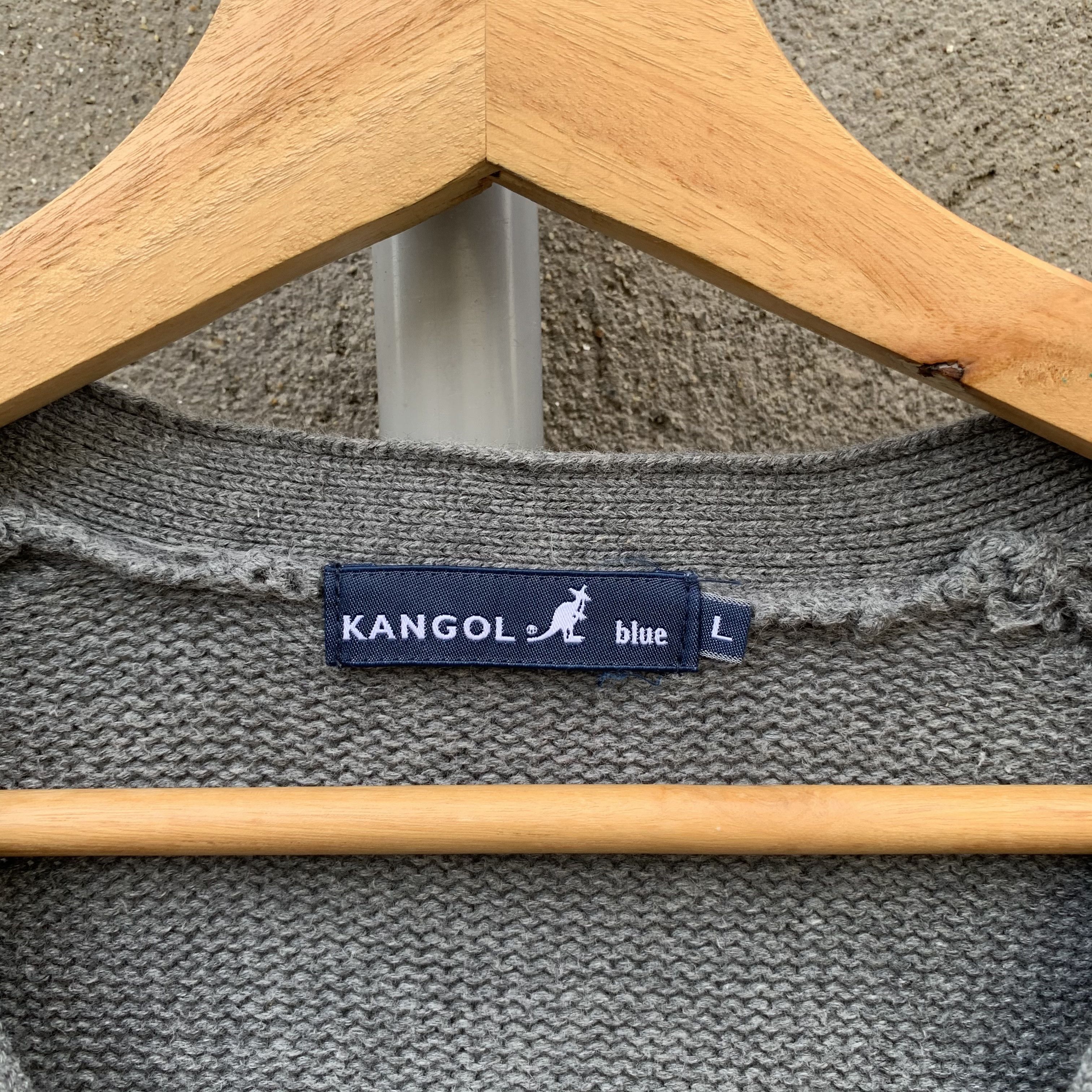 Kangol Kangol Small Logo Vtg Stockinette Brioche Cardigan Sweater Size US M / EU 48-50 / 2 - 7 Thumbnail