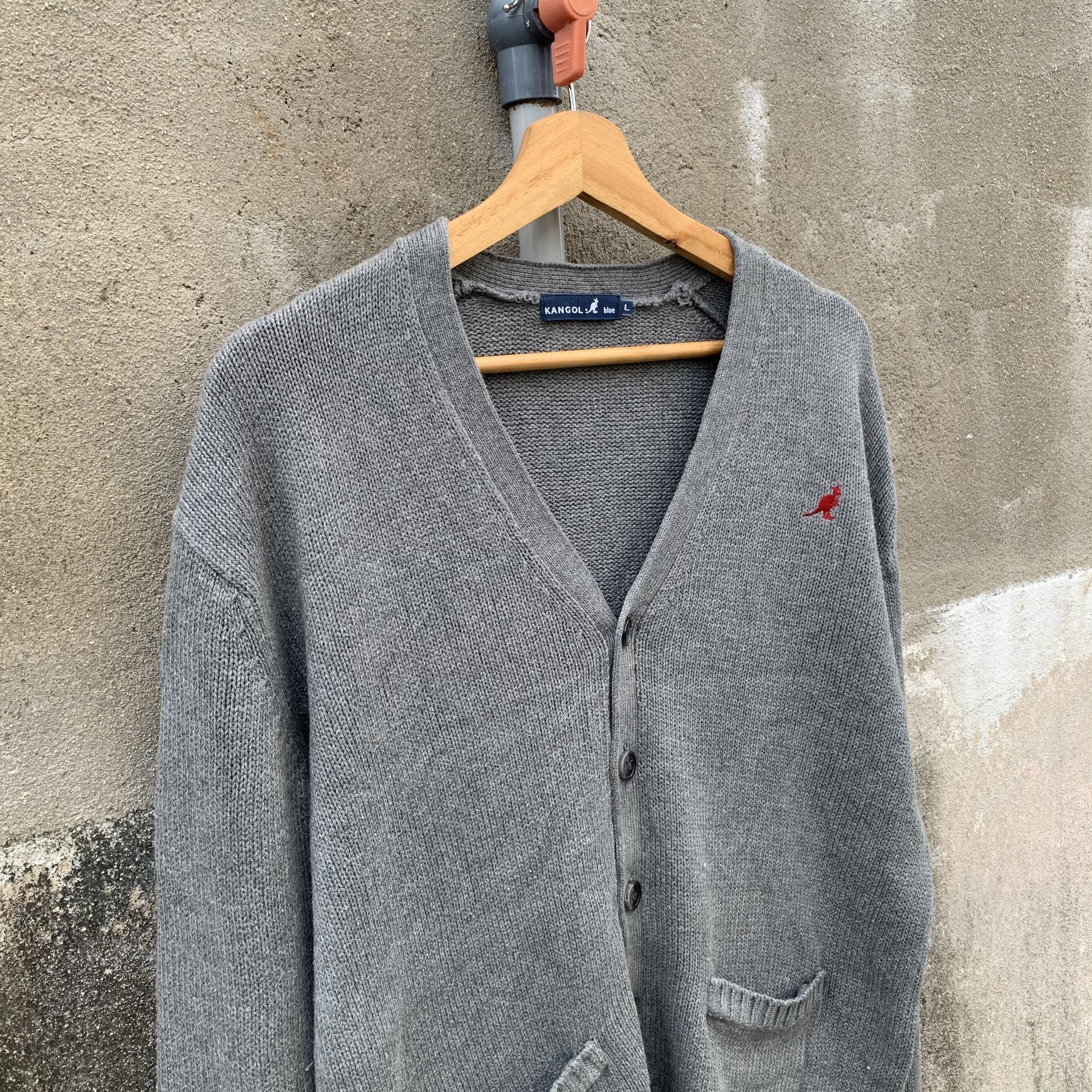 Kangol Kangol Small Logo Vtg Stockinette Brioche Cardigan Sweater Size US M / EU 48-50 / 2 - 5 Thumbnail