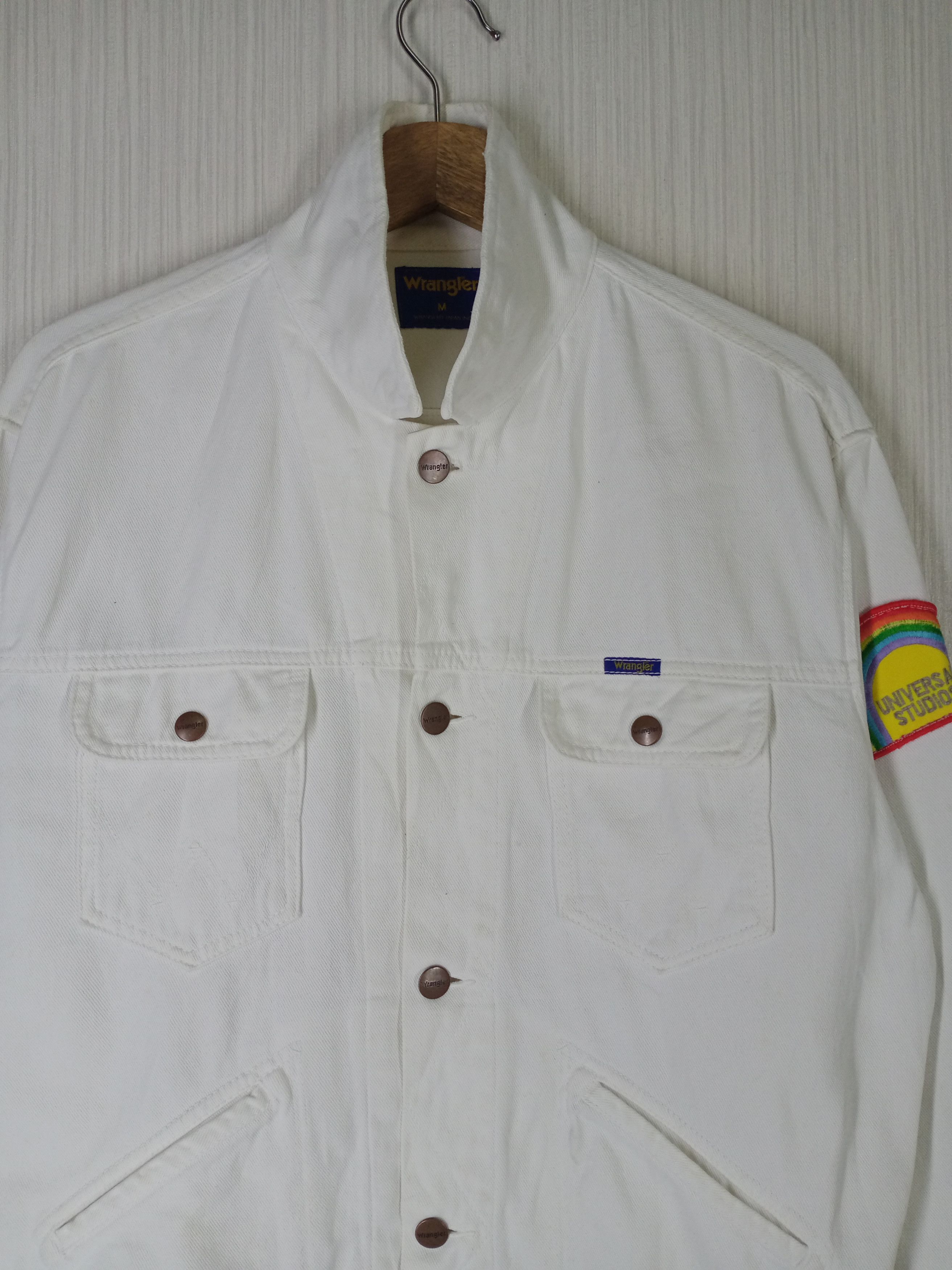 Wrangler Rare Vintage 90s Wrangler Denim Jacket Size US M / EU 48-50 / 2 - 2 Thumbnail