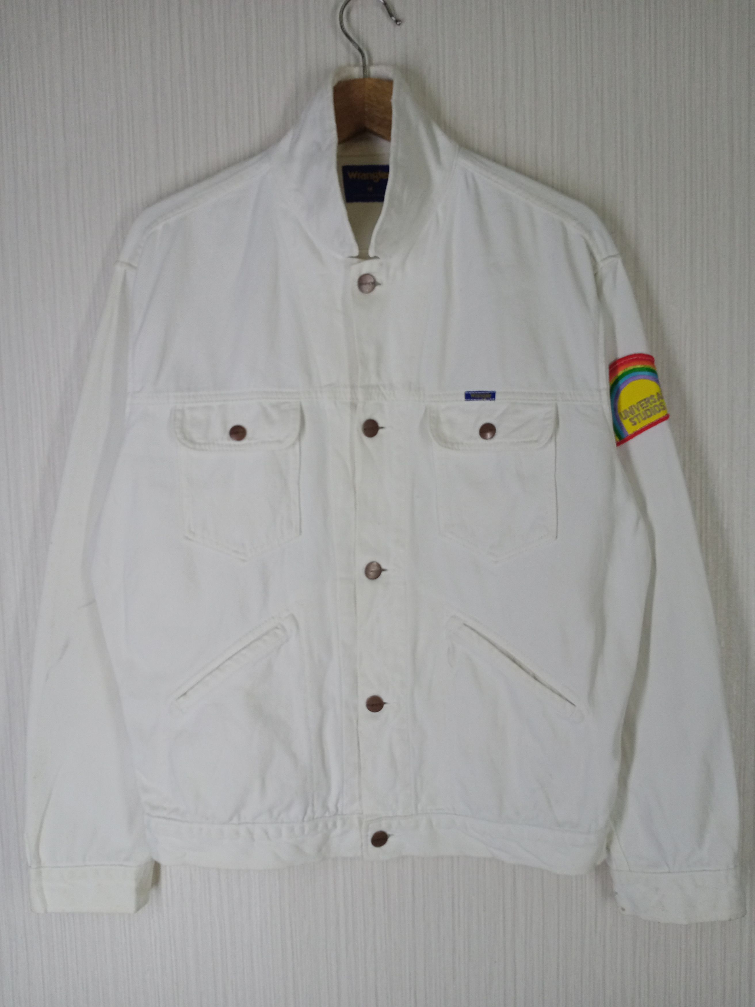 Wrangler Rare Vintage 90s Wrangler Denim Jacket Size US M / EU 48-50 / 2 - 1 Thumbnail