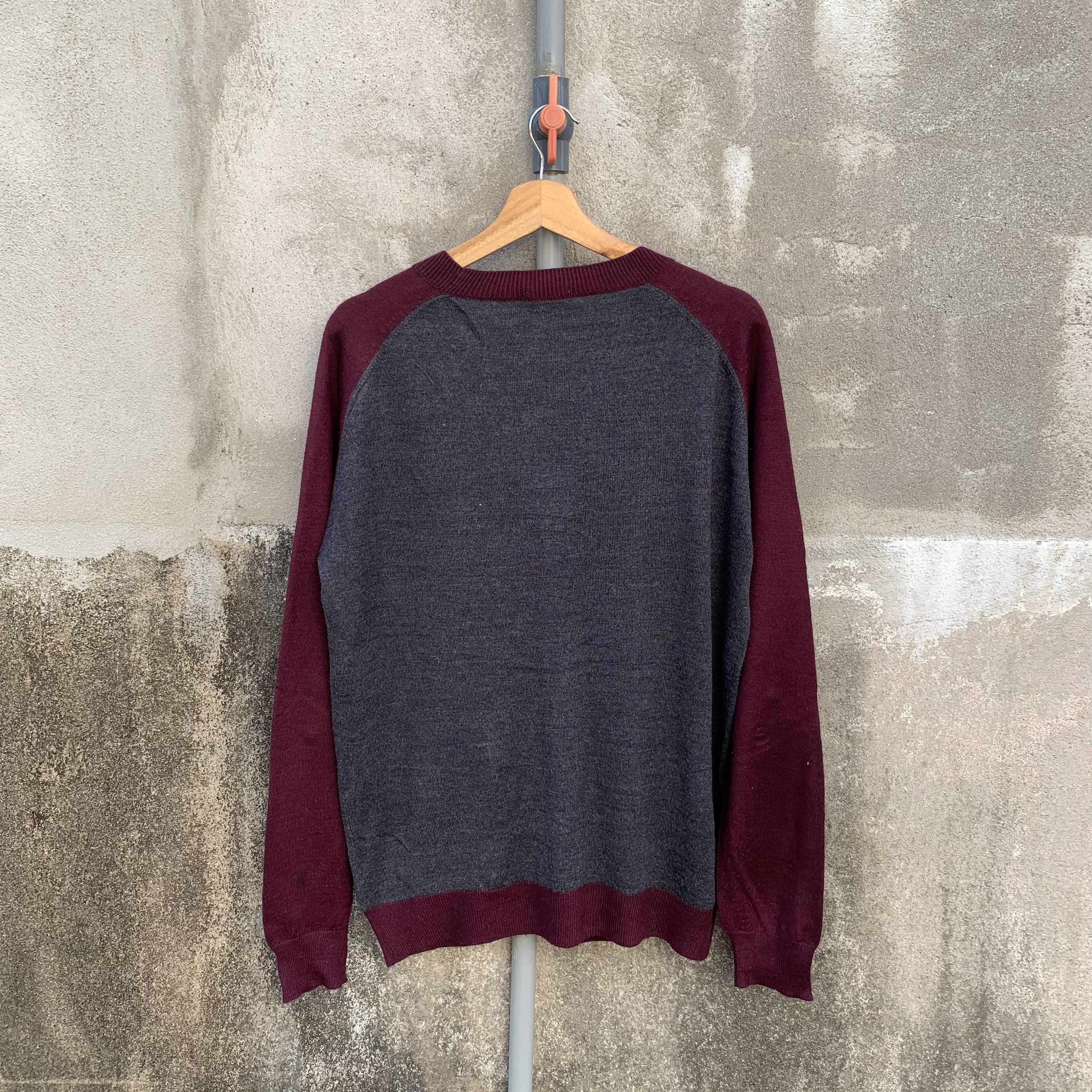 Homespun Knitwear Japanese Vintage Two Tone Cardigan Kurt Cobain Style Size US M / EU 48-50 / 2 - 7 Thumbnail