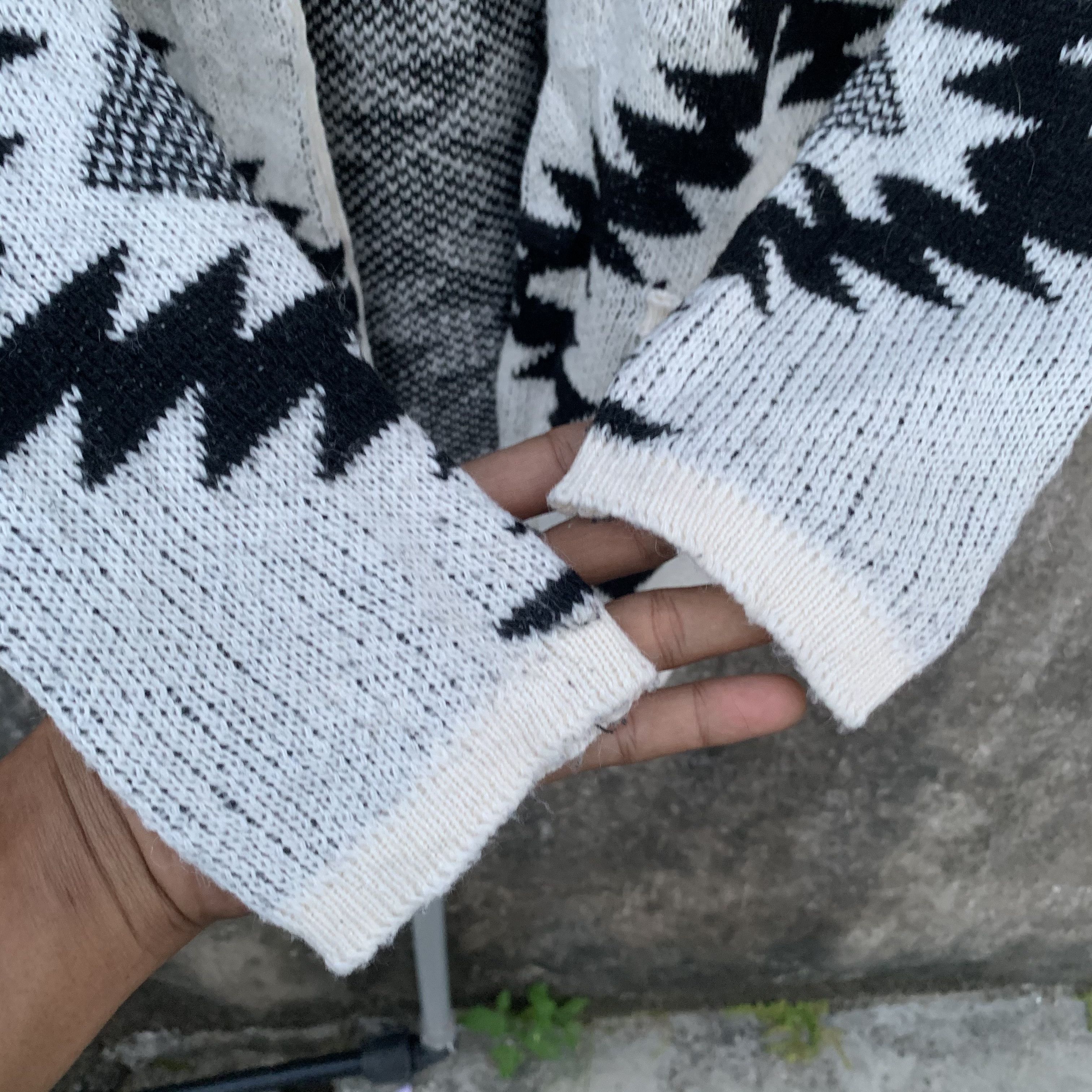 Japanese Brand Knit Long Cardigan Open Aztec Navajo Style Jumper Sweater Size US M / EU 48-50 / 2 - 6 Thumbnail