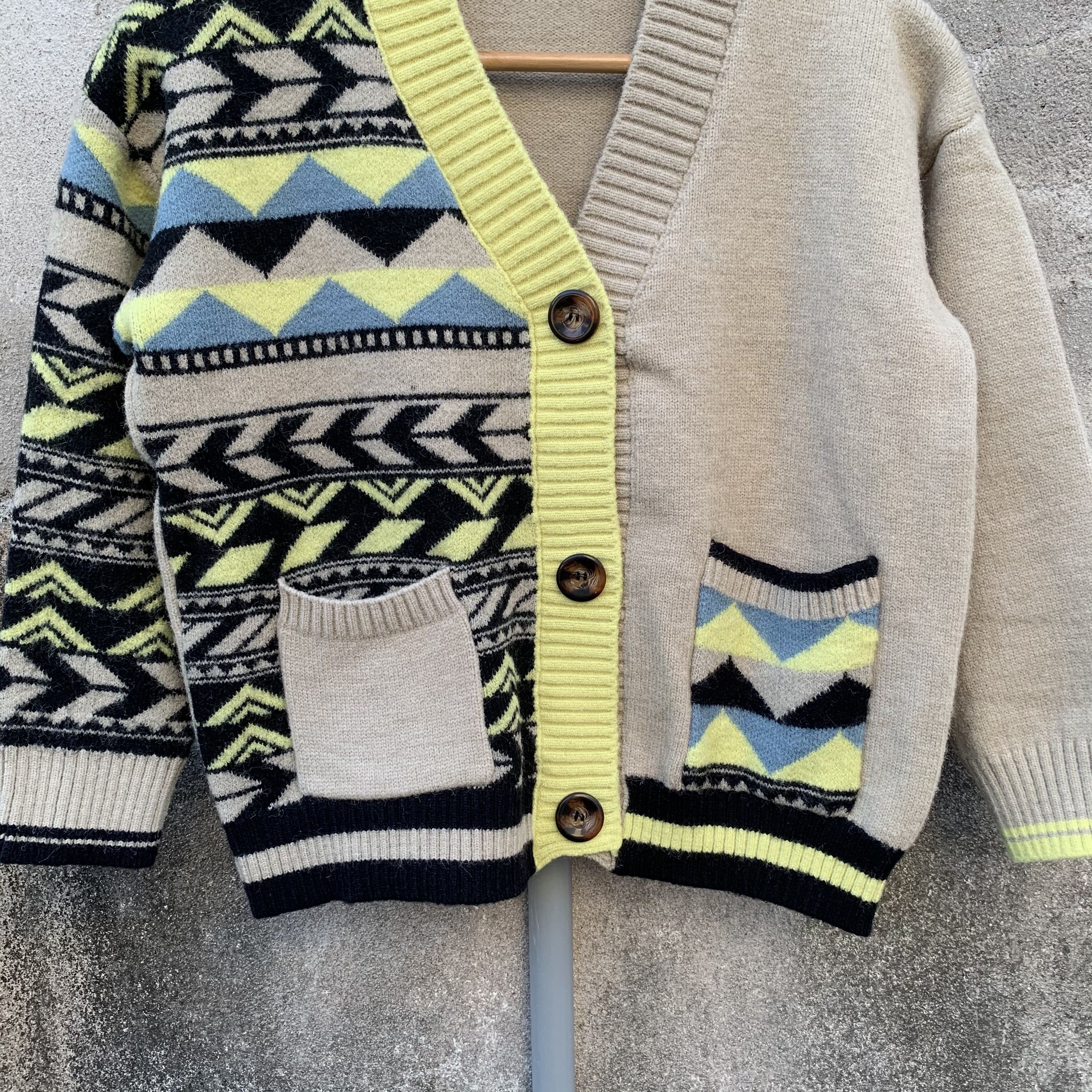 Aran Isles Knitwear Knit Unbranded Arts Cardigan Cropped Sweater Nice Design Size US S / EU 44-46 / 1 - 6 Thumbnail