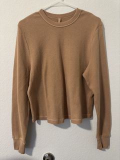 SKIMS Skims Fits Everybody Long Sleeve T-Shirt in Copper M