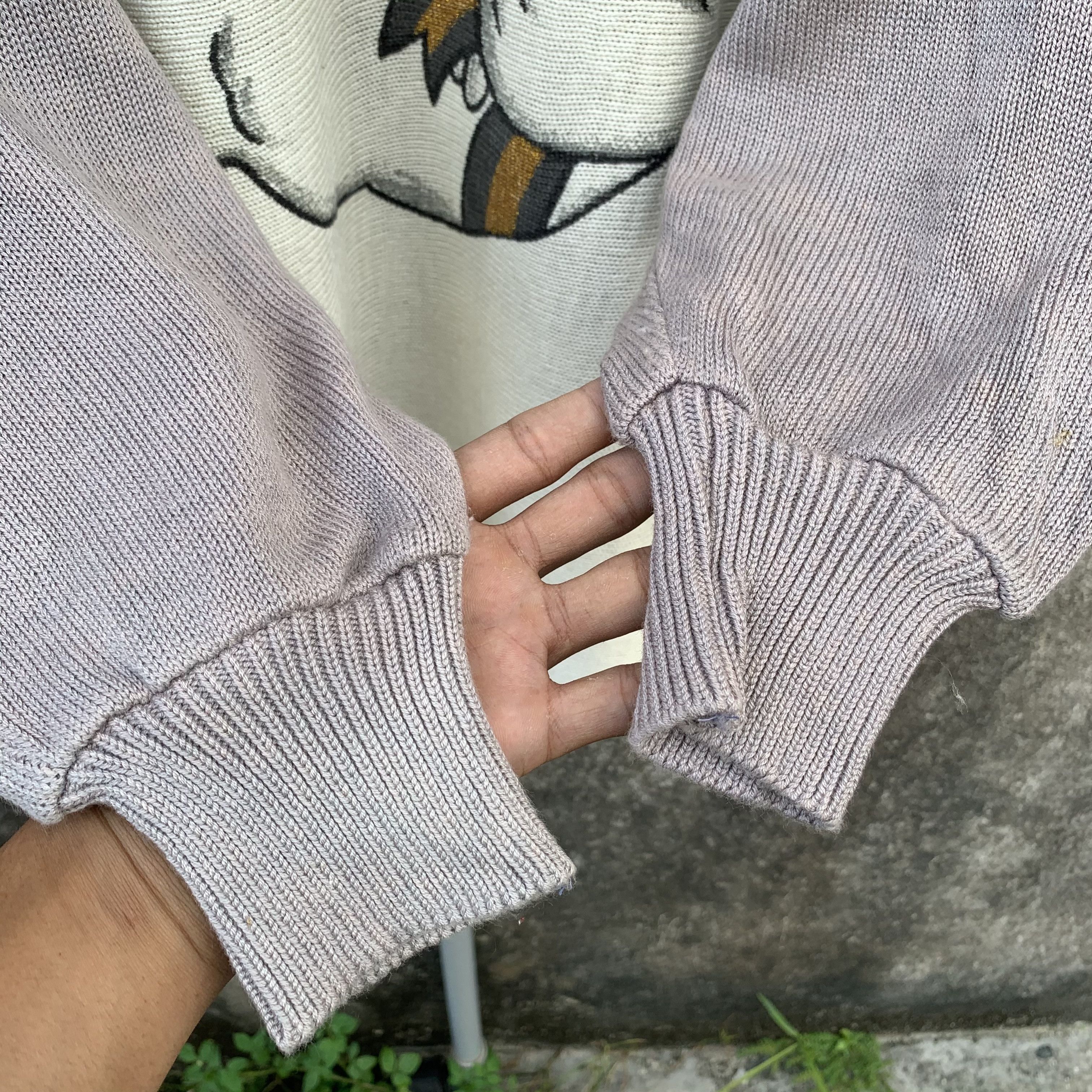 Japanese Brand Japanese Vintage Knit Baggy Honeycomb Big Graphic Sweater Size US XL / EU 56 / 4 - 6 Thumbnail