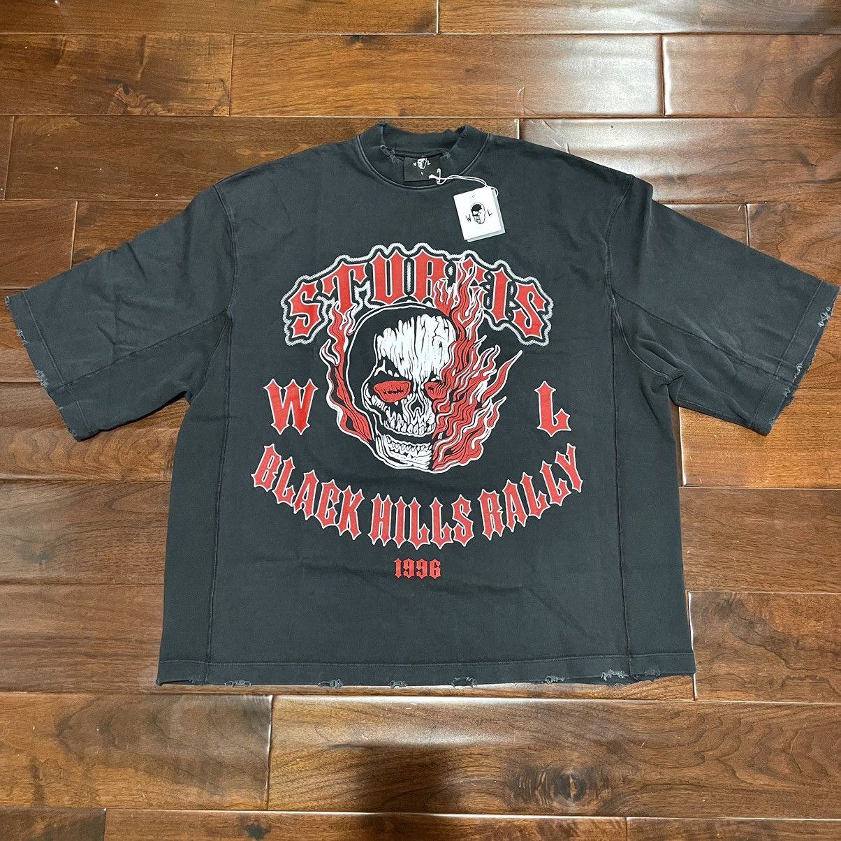 Warren Lotas Warren Lotas “Sturgis” Mock Neck Cut & Sew TShirt Brand ...