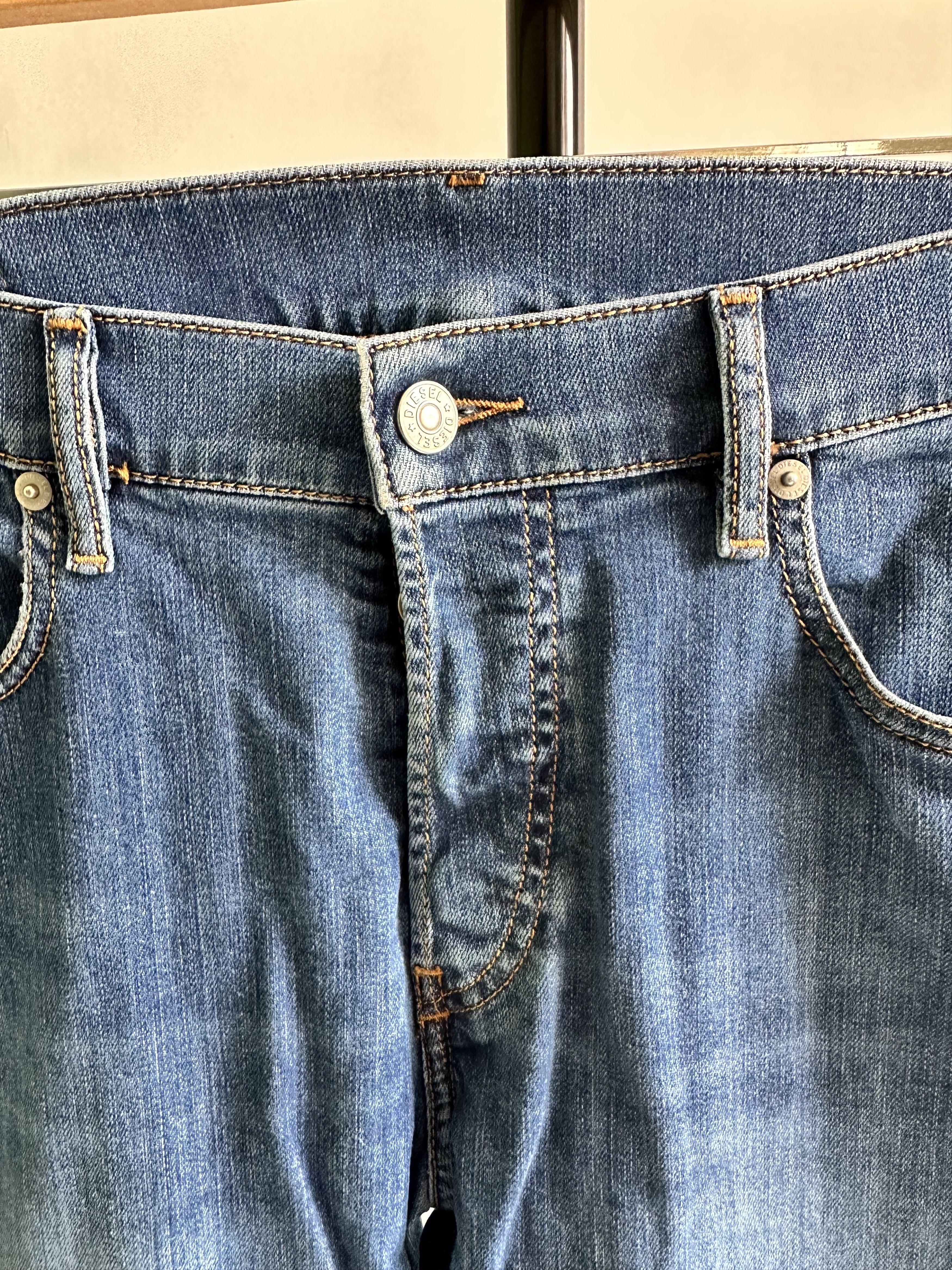 Diesel Diesel D-Luster 009DG Blue Stretch Jeans Denim pants Slim Size US 33 - 5 Thumbnail