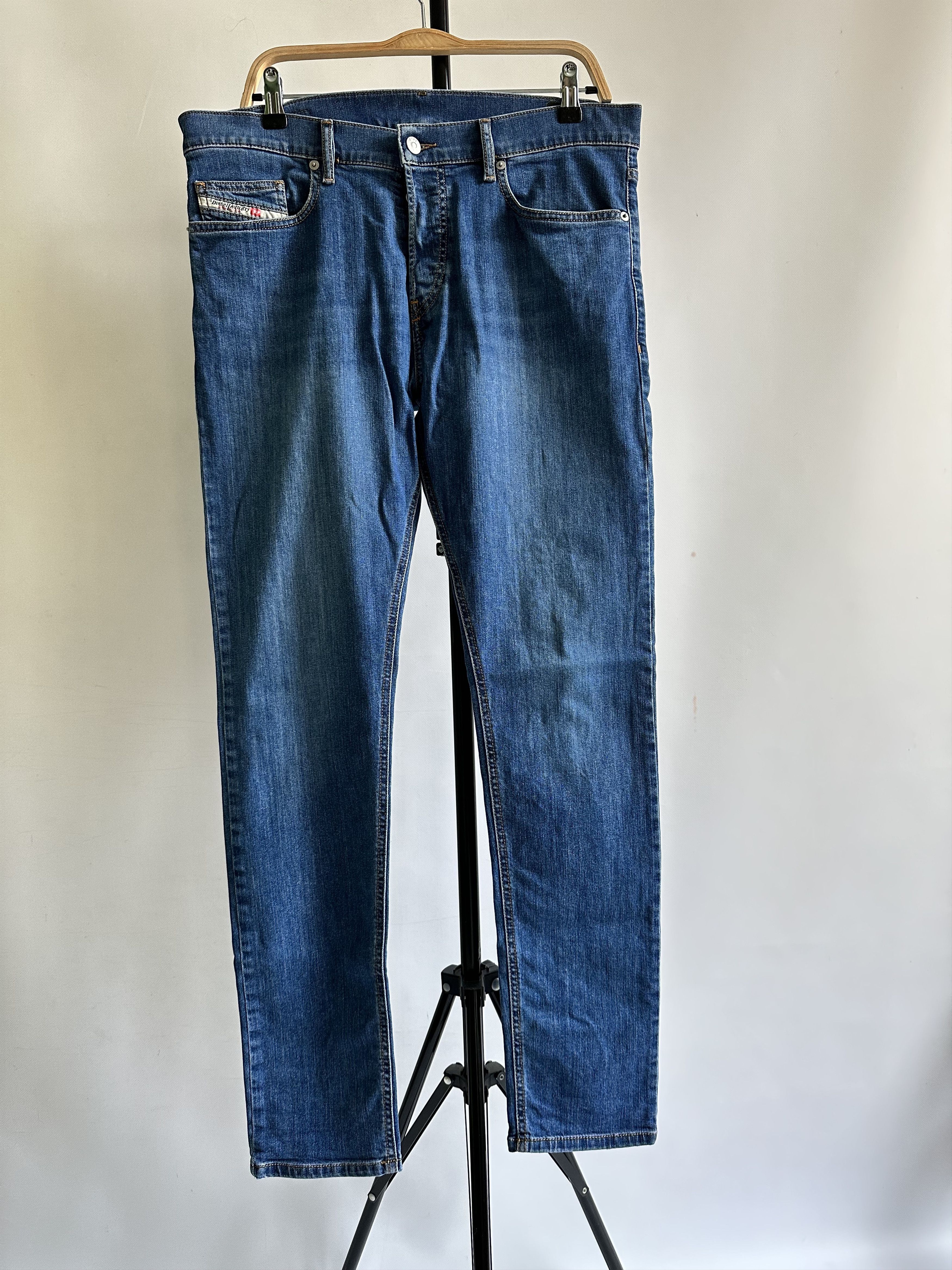 Diesel Diesel D-Luster 009DG Blue Stretch Jeans Denim pants Slim Size US 33 - 3 Thumbnail