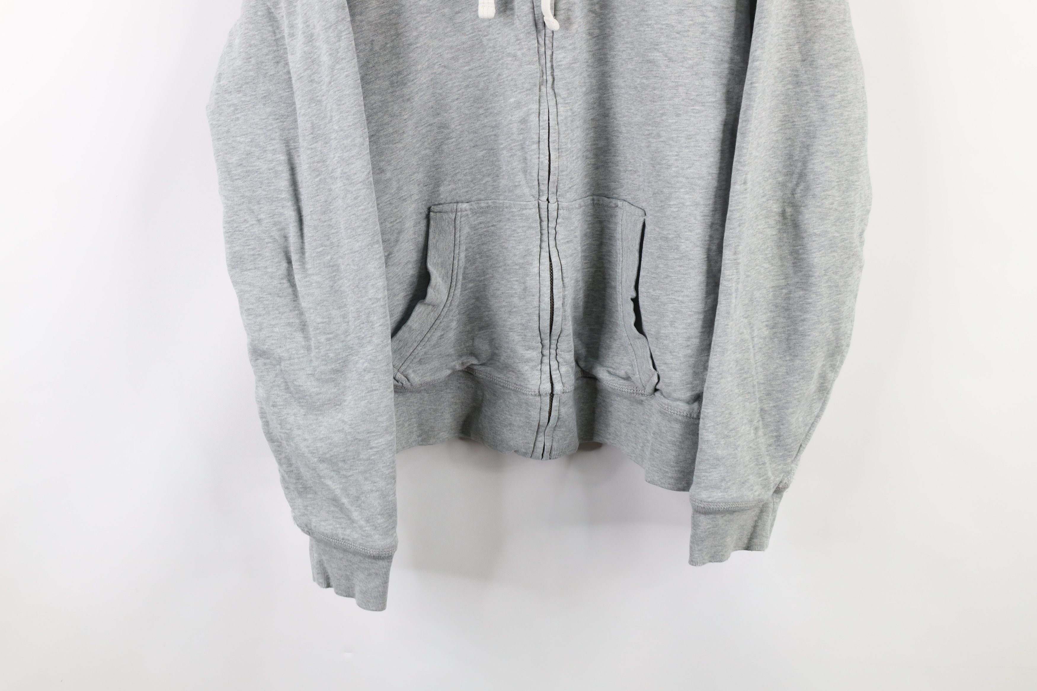 Gap × Vintage Vintage Gap Thermal Waffle Knit Lined Full Zip Hoodie Gray Size US L / EU 52-54 / 3 - 3 Thumbnail