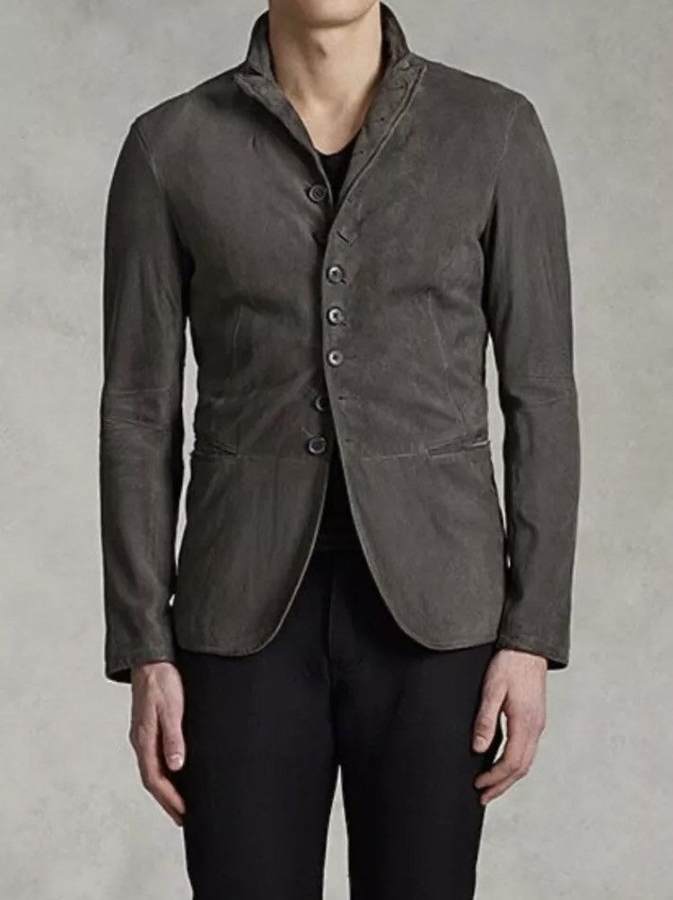 John Varvatos Goat suede Multibutton jacket 48 Size US M / EU 48-50 / 2 - 2 Thumbnail