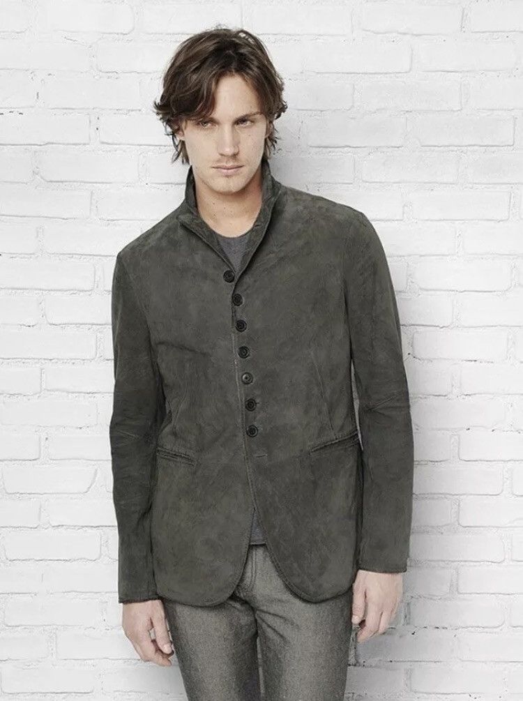 John Varvatos Goat suede Multibutton jacket 48 Size US M / EU 48-50 / 2 - 1 Thumbnail