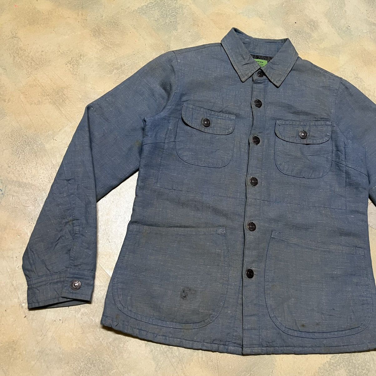 Japanese Brand × Vintage Vintage Go Hemp Distressed Jacket Size US S / EU 44-46 / 1 - 4 Thumbnail