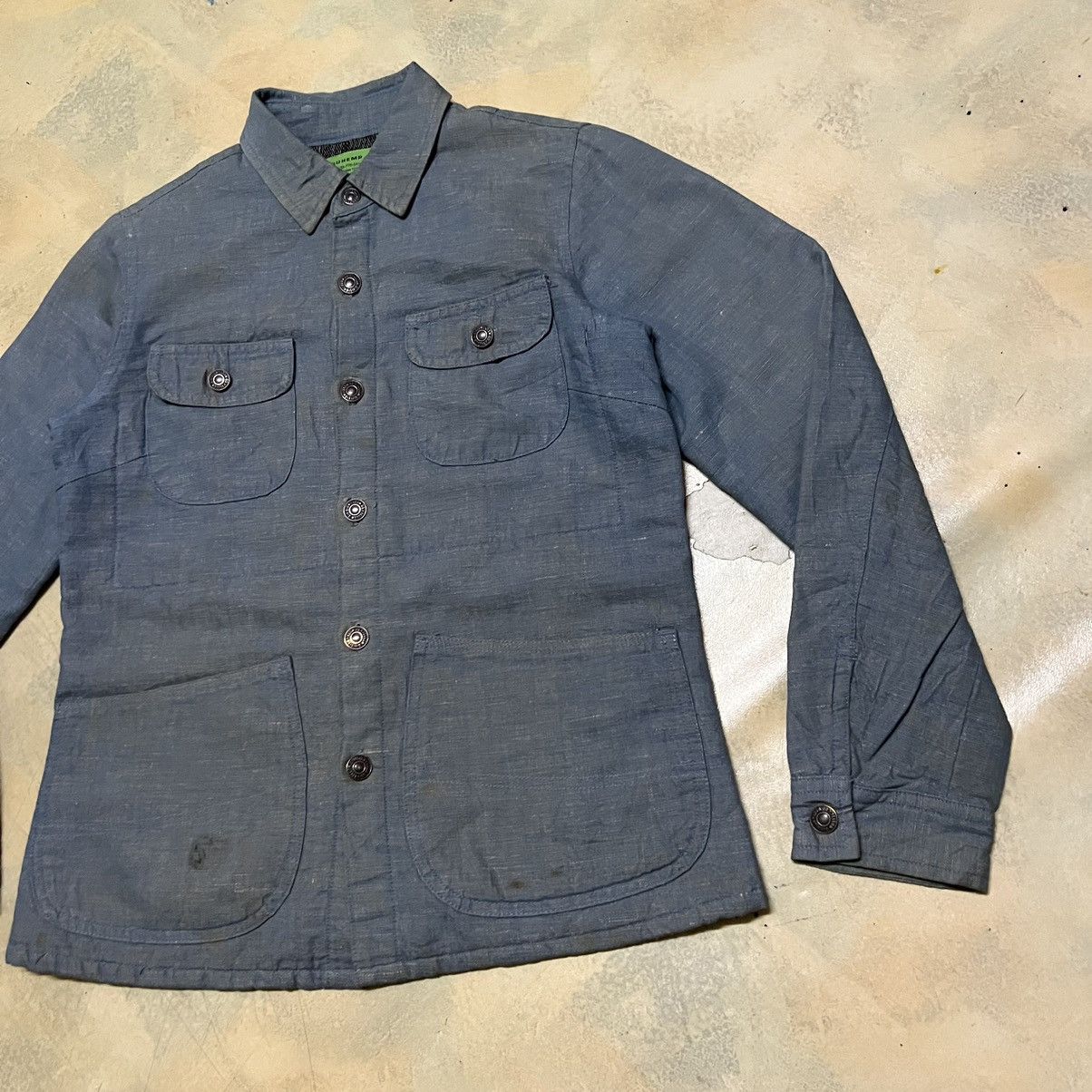 Japanese Brand × Vintage Vintage Go Hemp Distressed Jacket Size US S / EU 44-46 / 1 - 2 Thumbnail