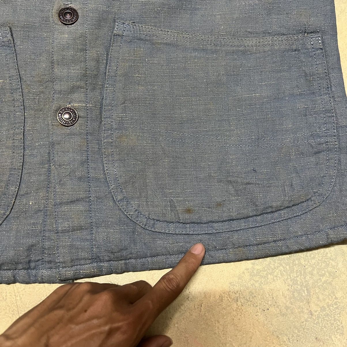 Japanese Brand × Vintage Vintage Go Hemp Distressed Jacket Size US S / EU 44-46 / 1 - 10 Thumbnail