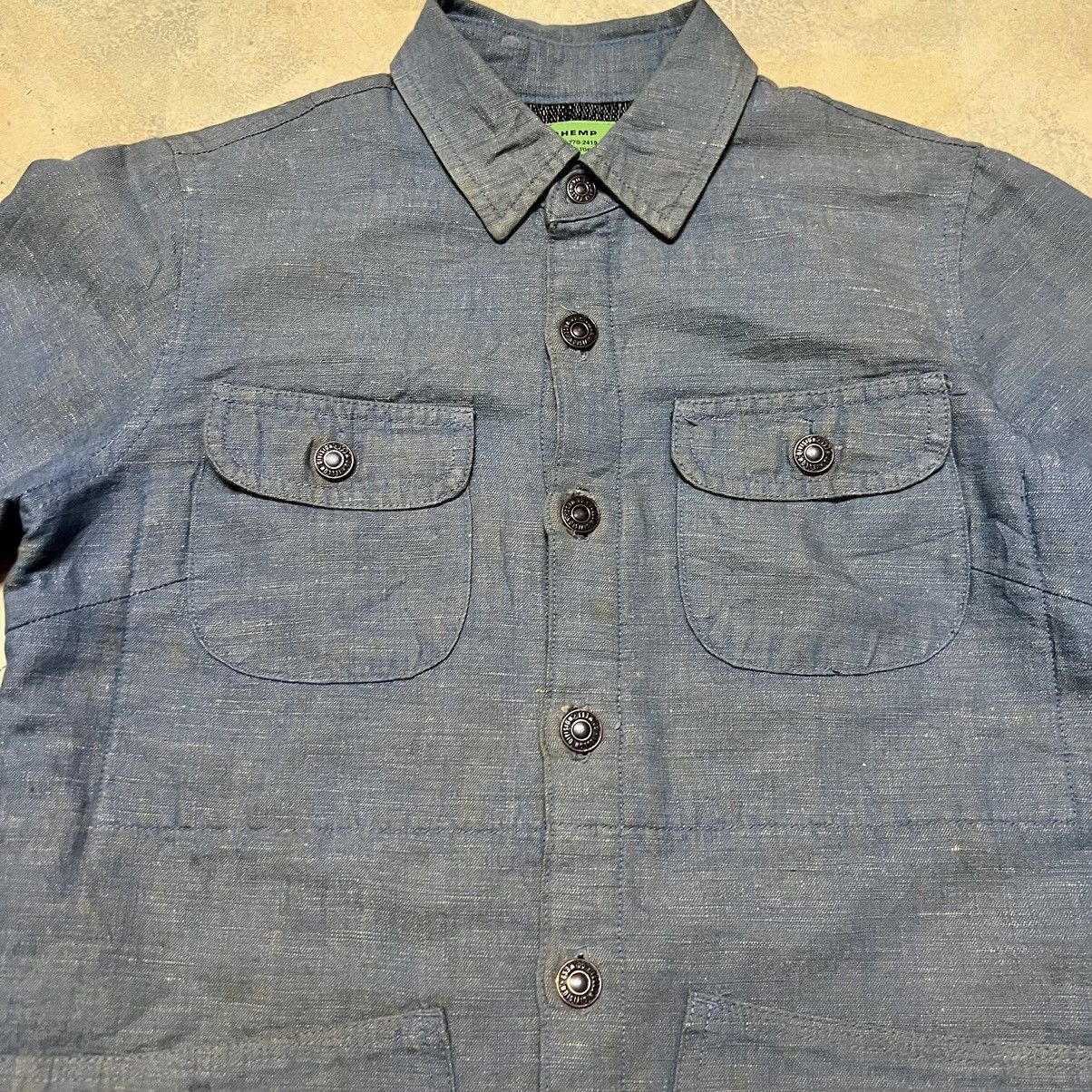 Japanese Brand × Vintage Vintage Go Hemp Distressed Jacket Size US S / EU 44-46 / 1 - 13 Thumbnail
