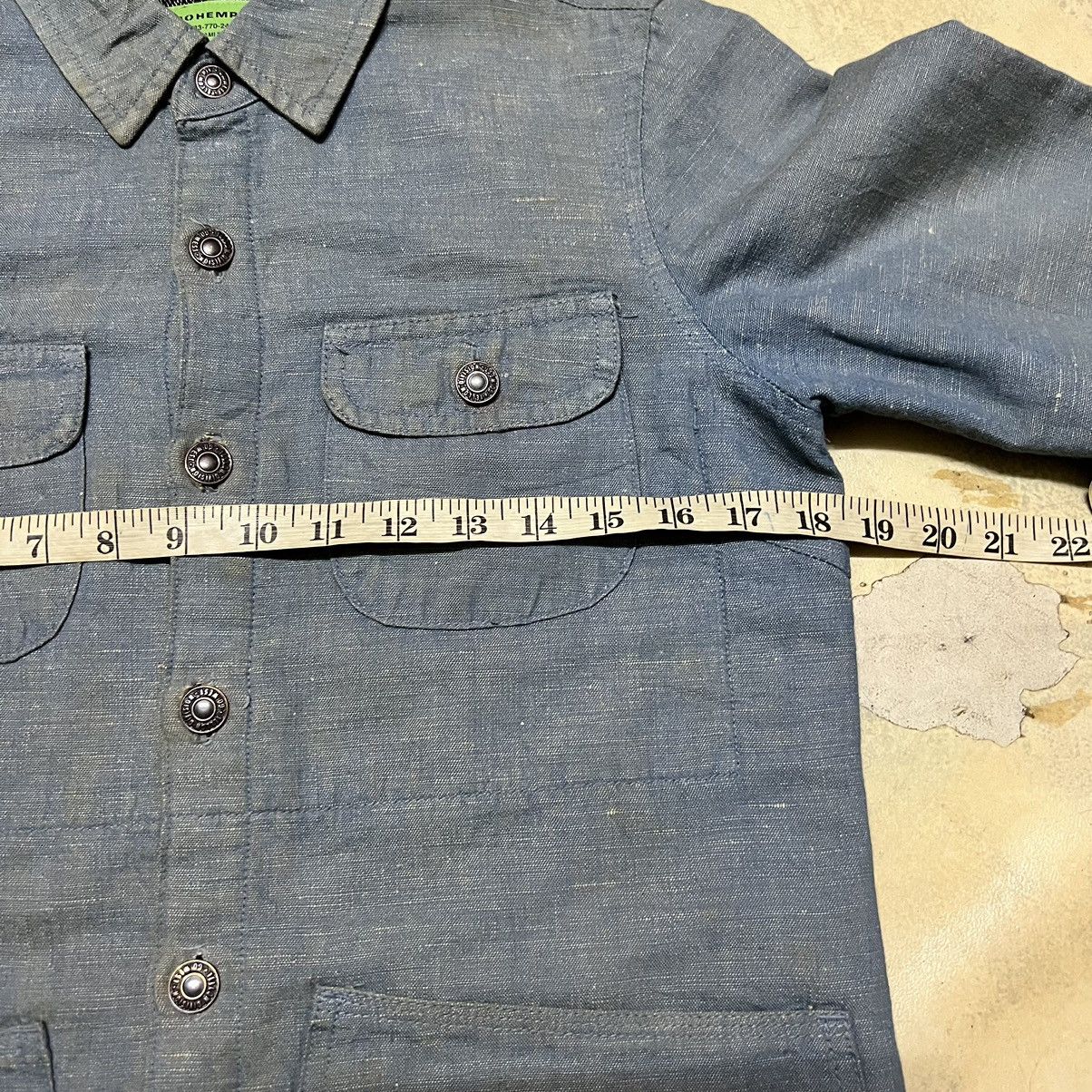 Japanese Brand × Vintage Vintage Go Hemp Distressed Jacket Size US S / EU 44-46 / 1 - 16 Thumbnail