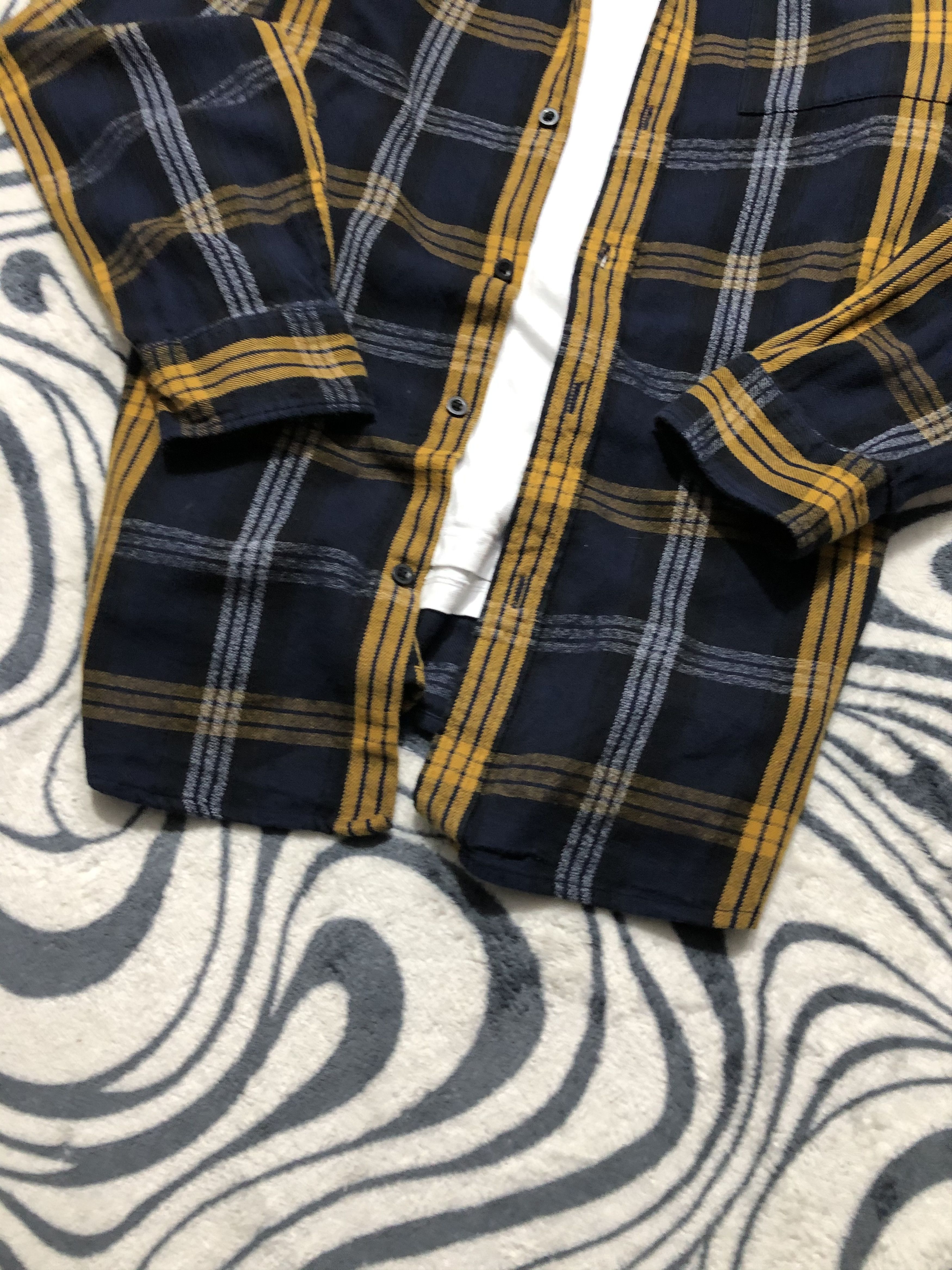 Flannel × Vintage Vintage Flannel Plaid Shirt Travis style Size US L / EU 52-54 / 3 - 3 Thumbnail