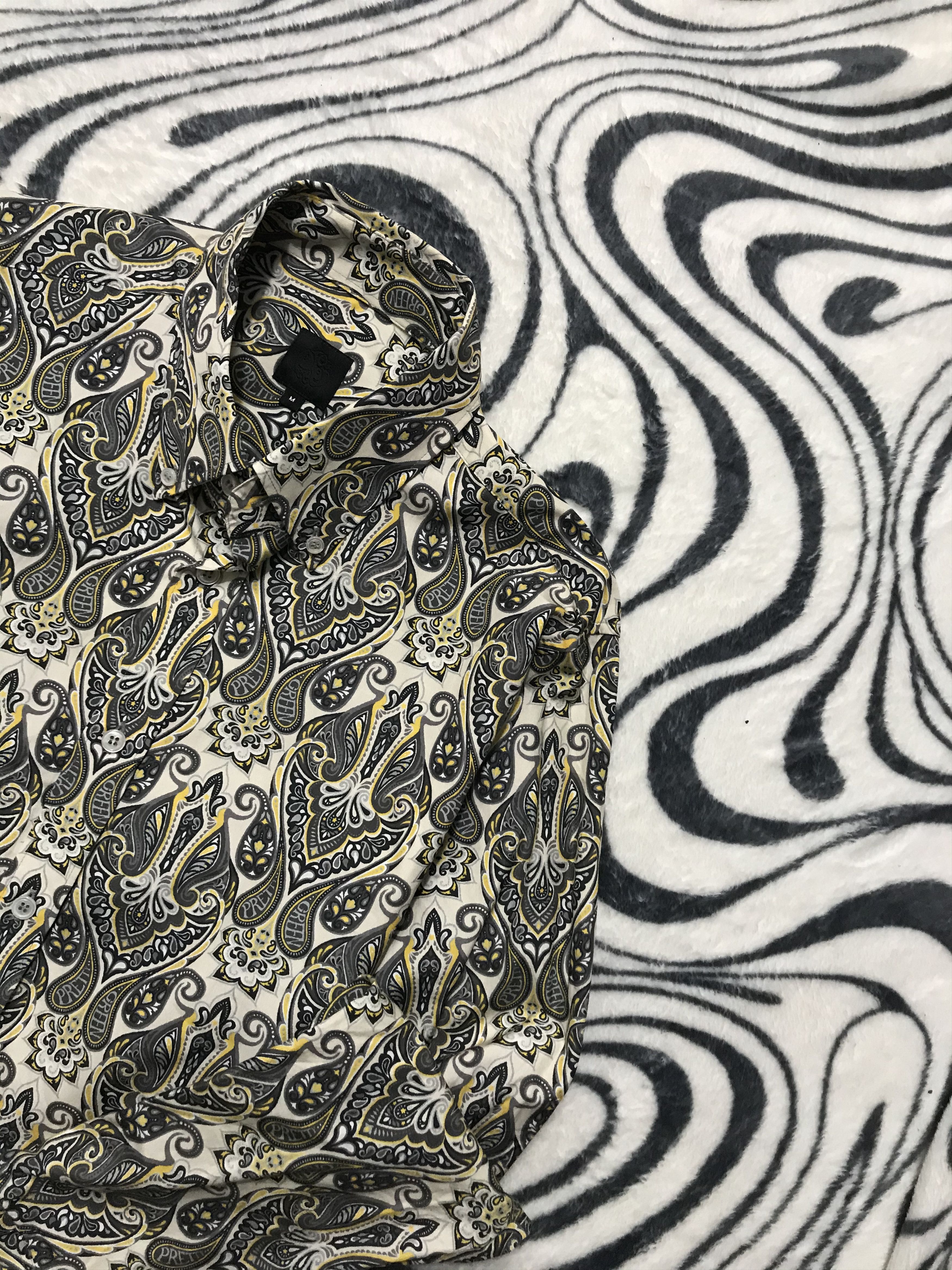 Pretty Green × Vintage Pretty Green Full Floral Print Shirt Size US M / EU 48-50 / 2 - 2 Thumbnail
