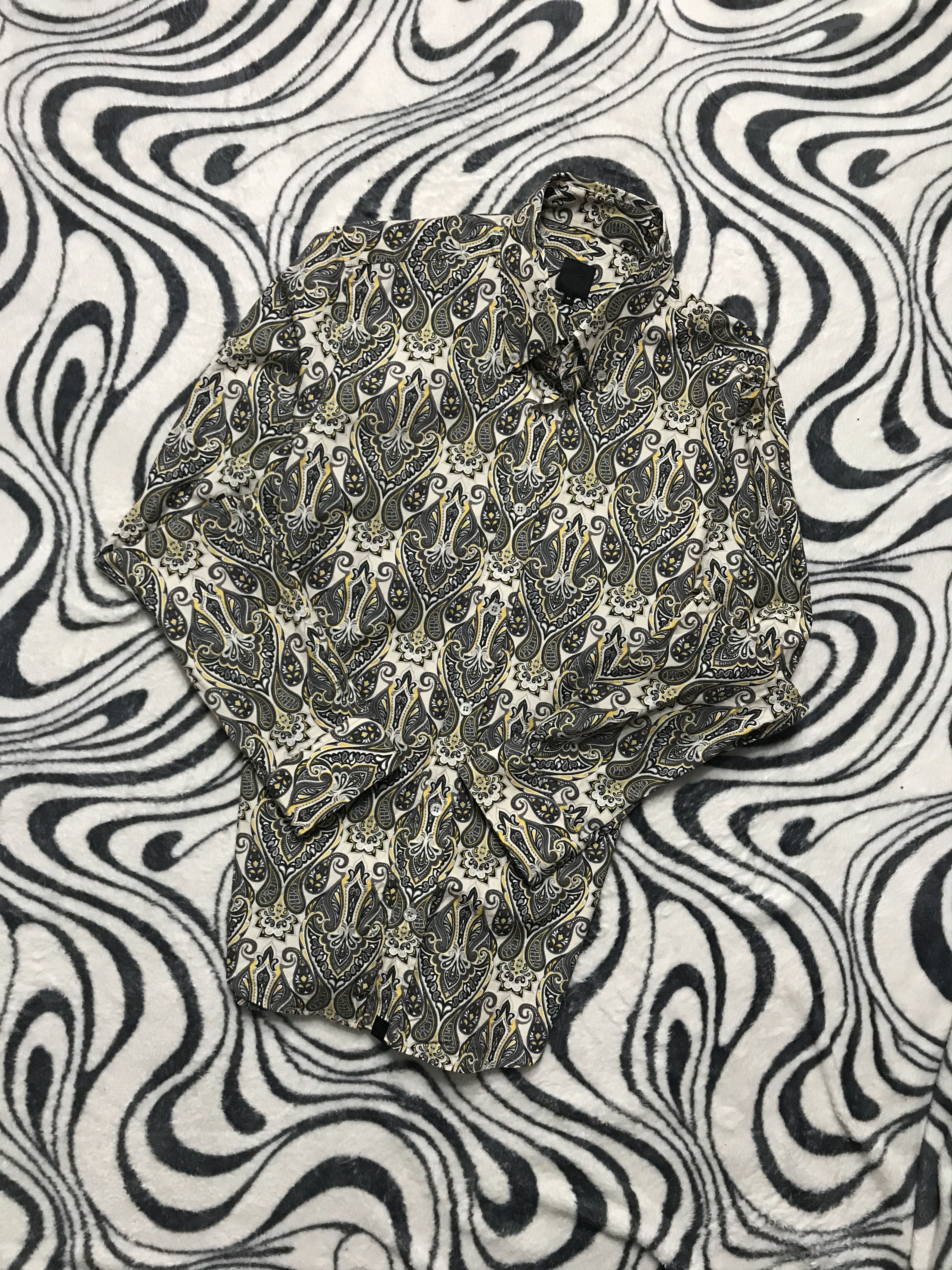 Pretty Green × Vintage Pretty Green Full Floral Print Shirt Size US M / EU 48-50 / 2 - 1 Thumbnail