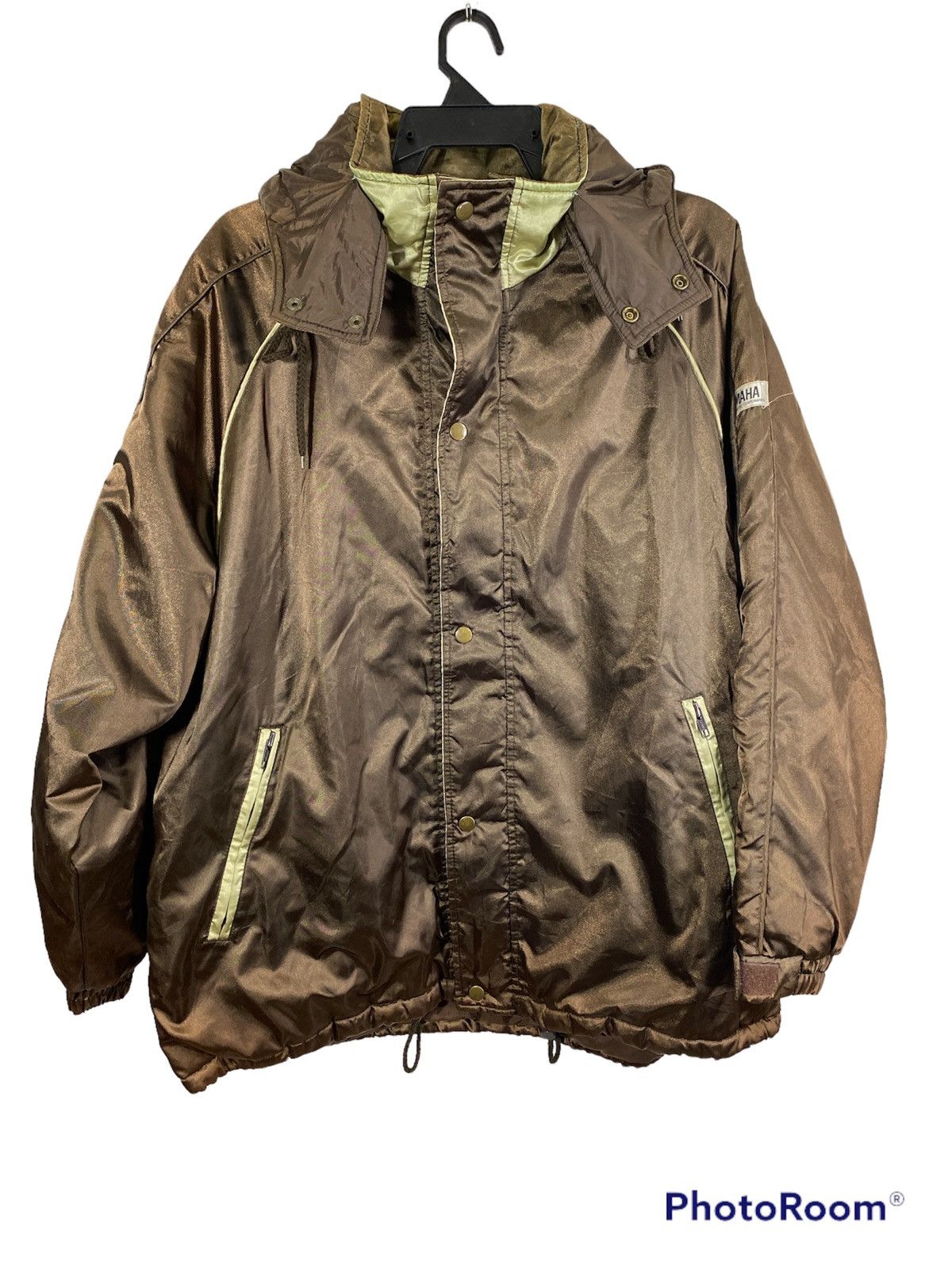 vintage yamaha windbreaker hoodie