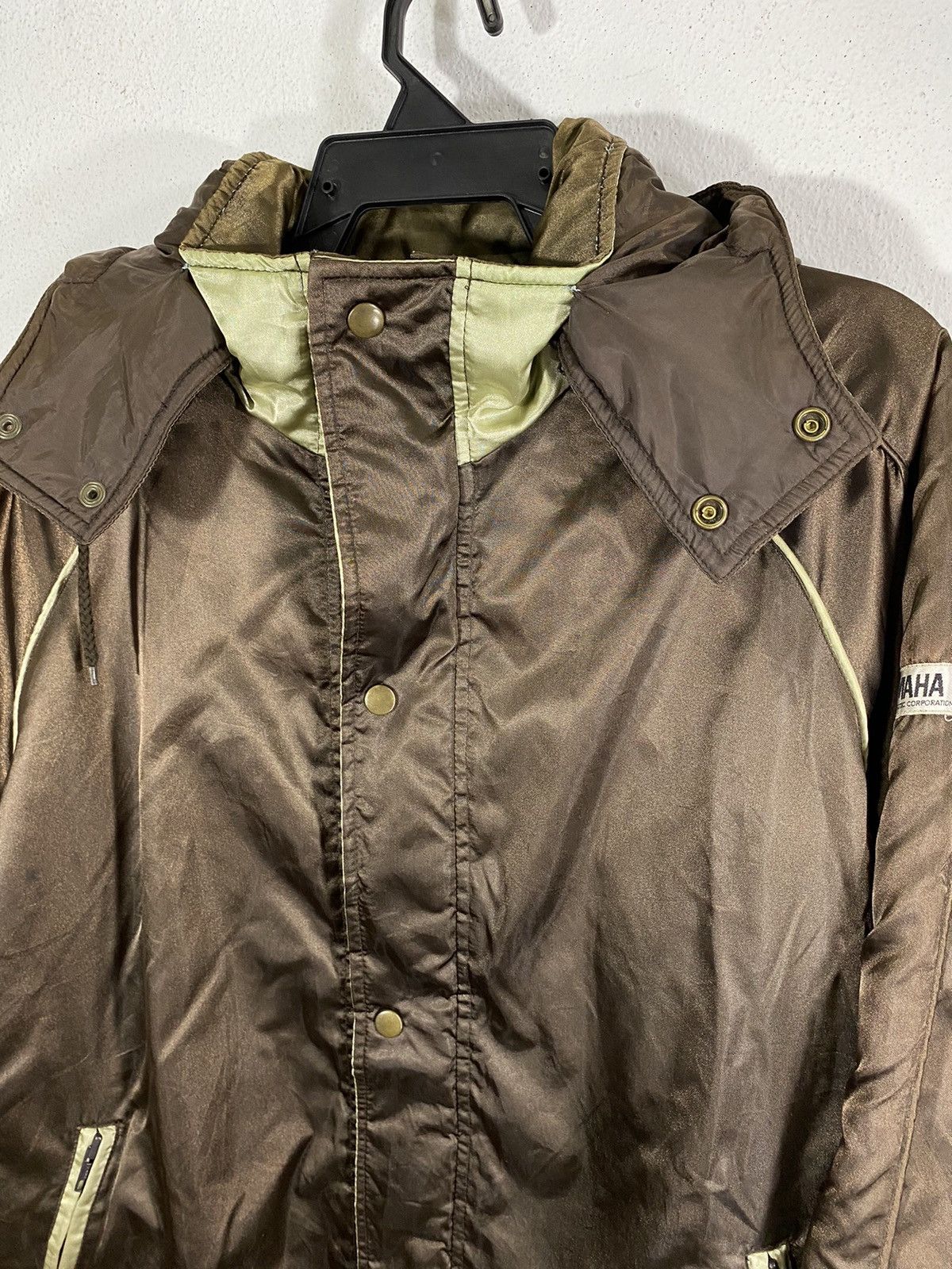 Japanese Brand × Vintage × Yamaha vintage yamaha windbreaker hoodie Size US XXL / EU 58 / 5 - 4 Thumbnail