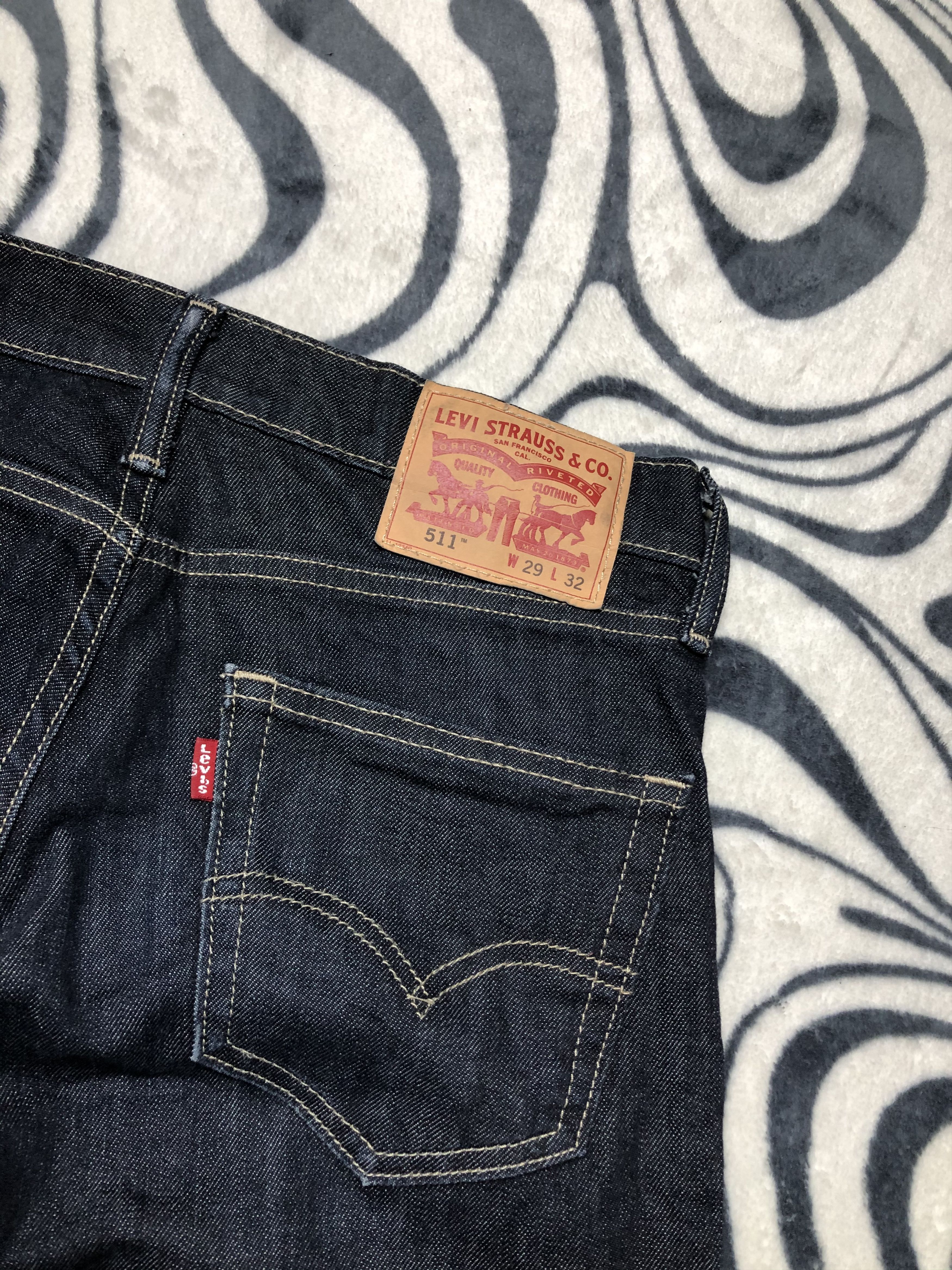 Levi's Levis 511 Vintage Mens Denim Pants Jeans Size US 29 - 2 Thumbnail