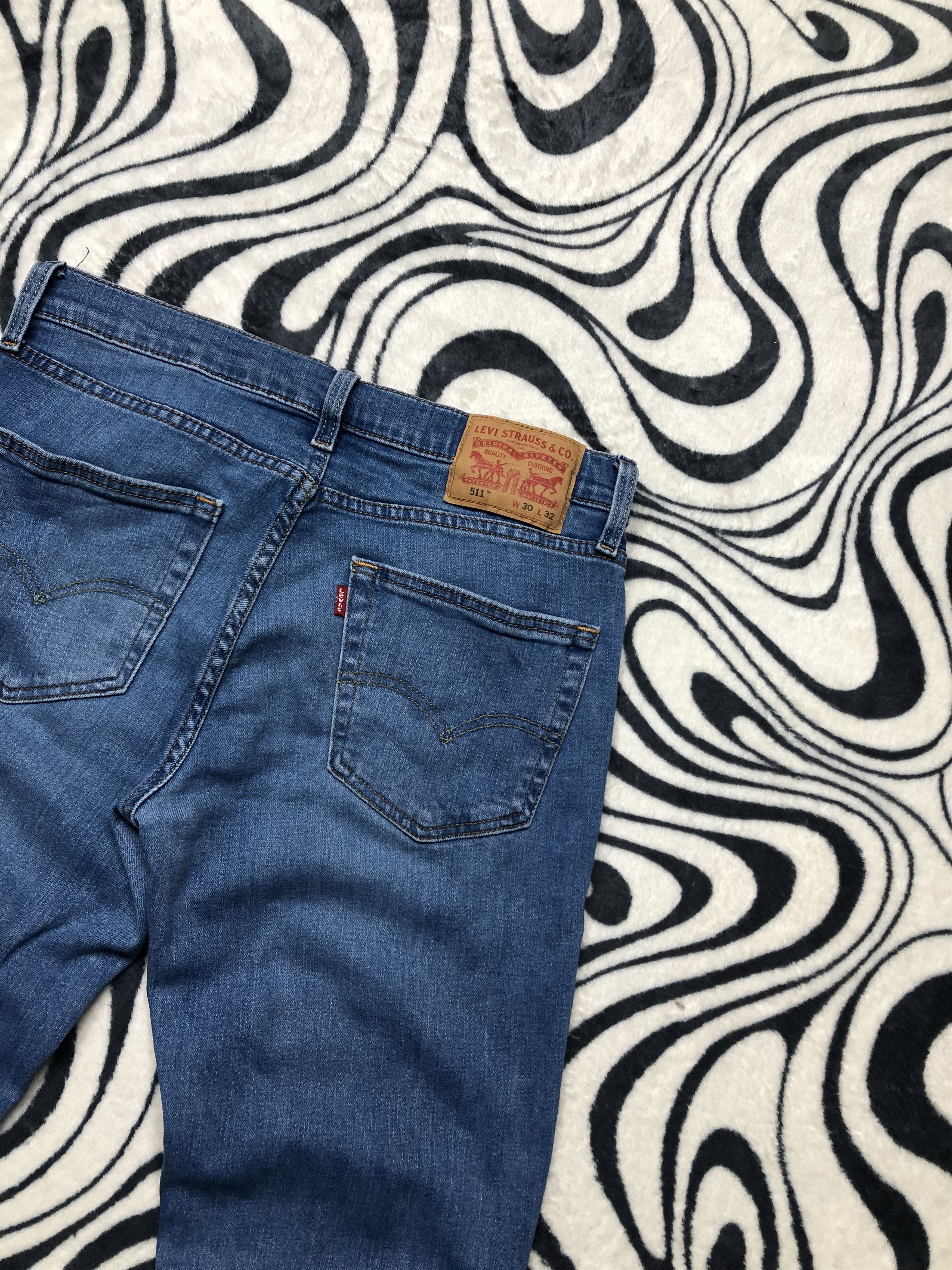 Levi's Levis 511 Vintage Mens Denim Pants Slim Fit Jeans Size US 30 / EU 46 - 2 Thumbnail