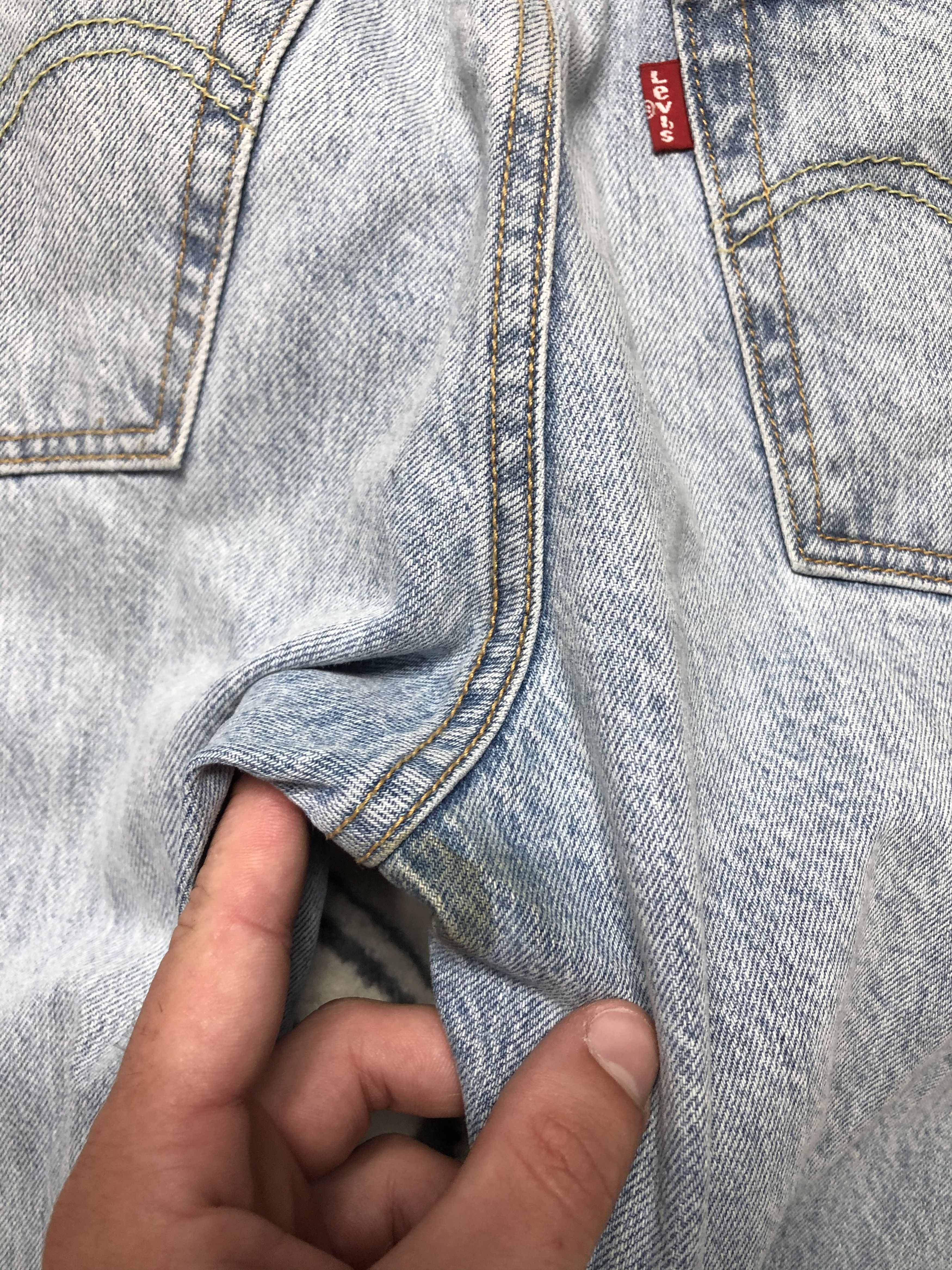 Levi's Levis 501 CT Vintage Mens Distressed Denim Pants Jeans Size US 28 / EU 44 - 3 Thumbnail