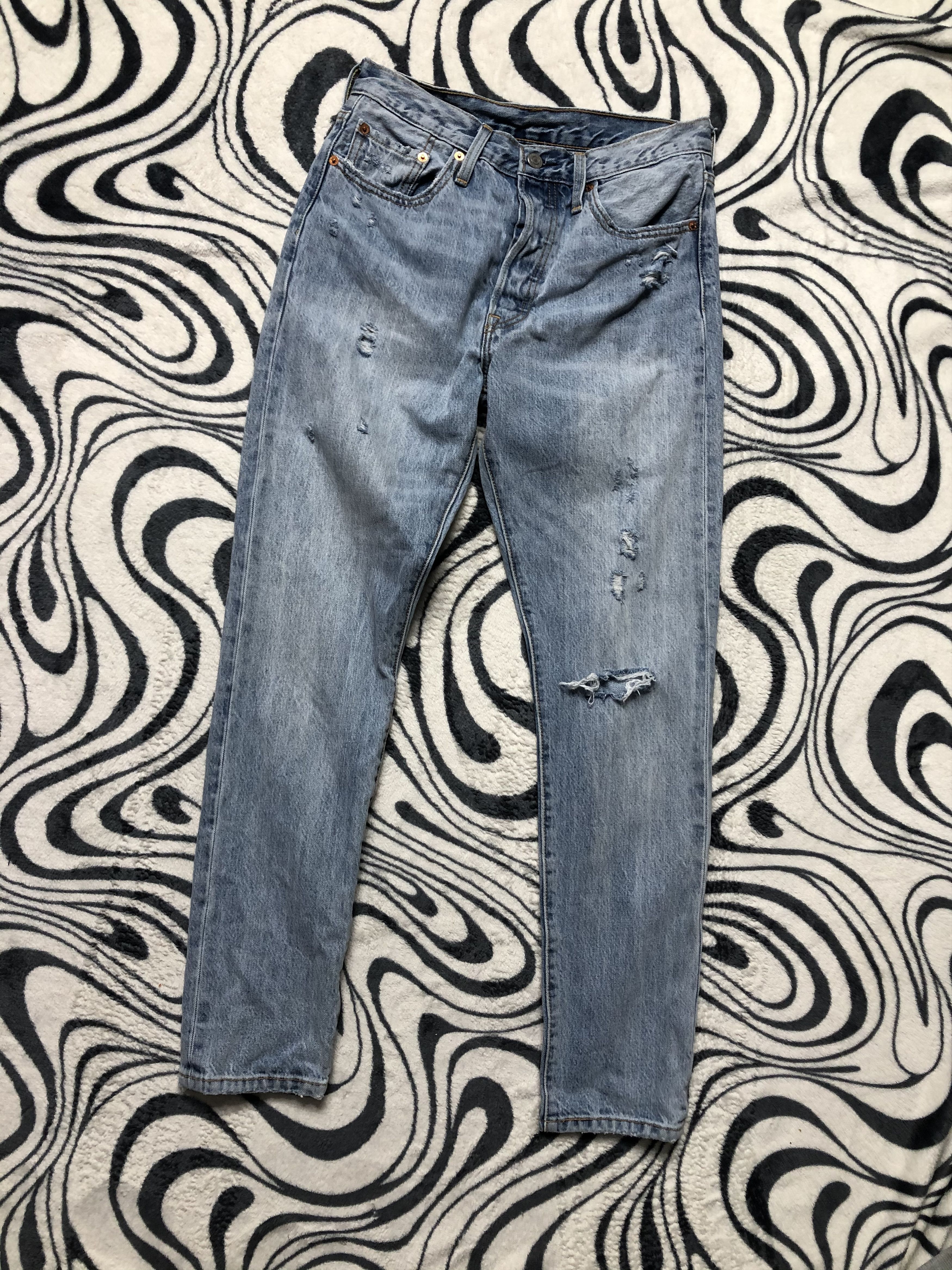Levi's Levis 501 CT Vintage Mens Distressed Denim Pants Jeans Size US 28 / EU 44 - 5 Thumbnail
