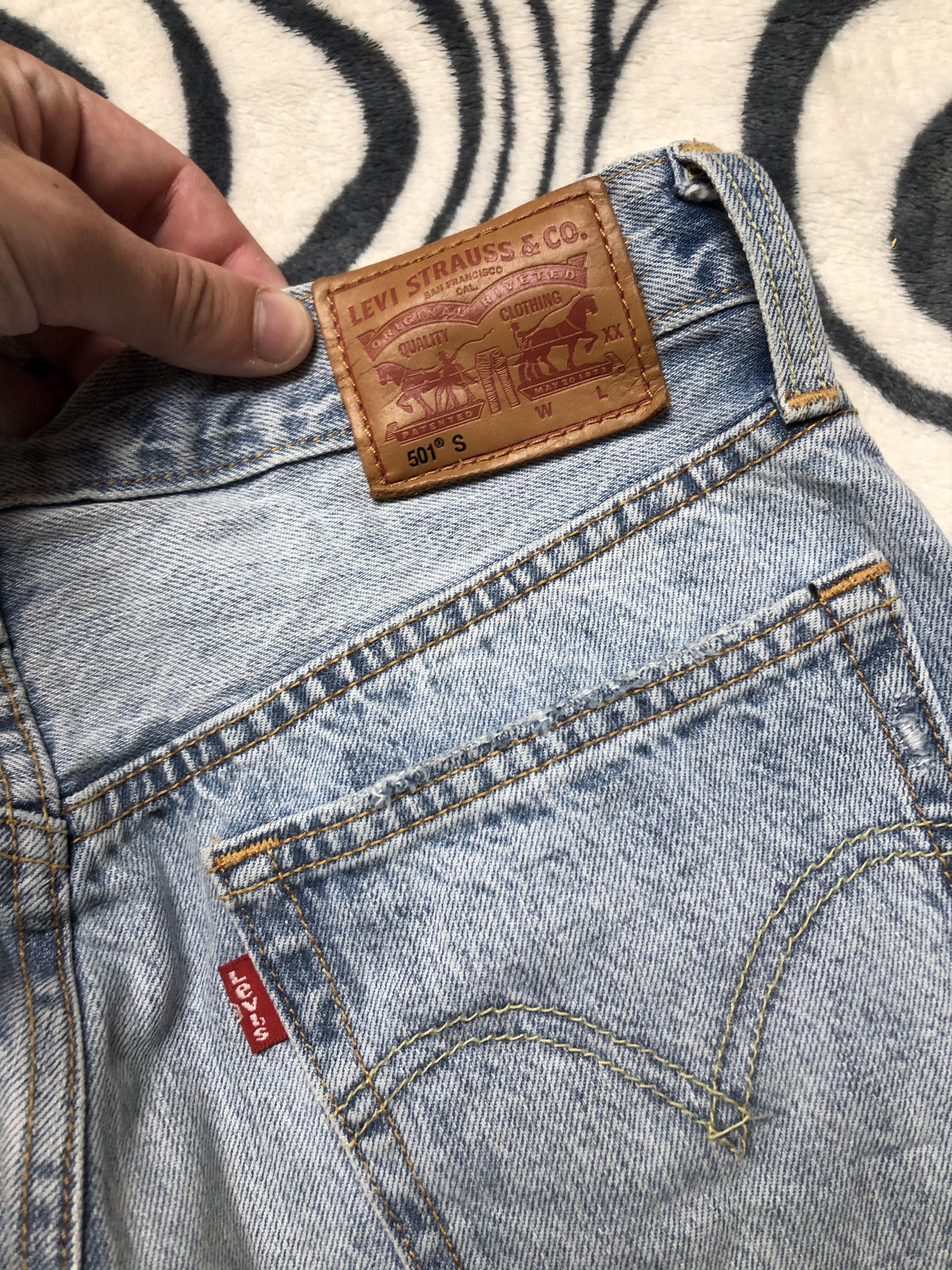 Levi's Levis 501 CT Vintage Mens Distressed Denim Pants Jeans Size US 28 / EU 44 - 2 Thumbnail
