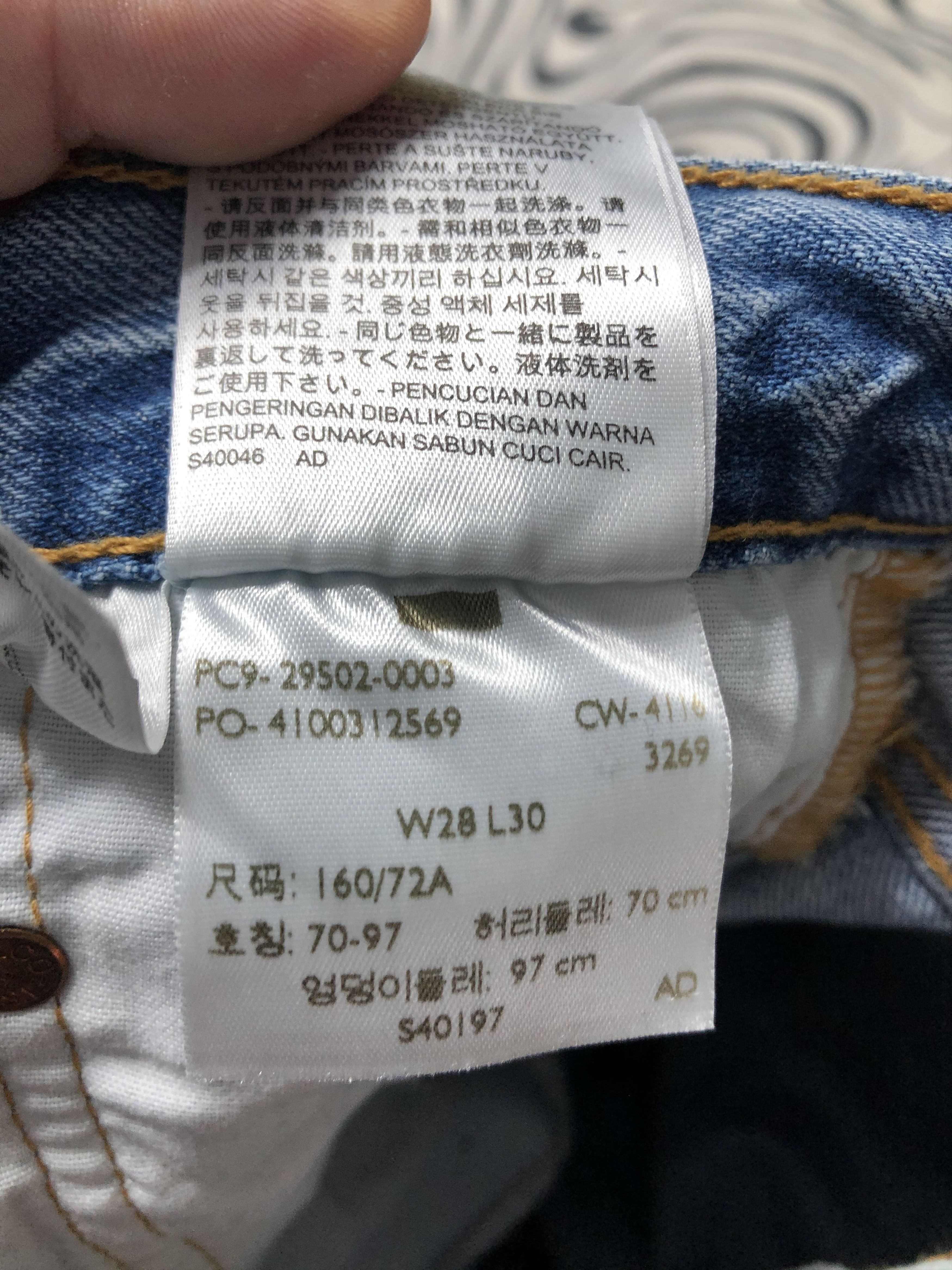 Levi's Levis 501 CT Vintage Mens Distressed Denim Pants Jeans Size US 28 / EU 44 - 6 Thumbnail