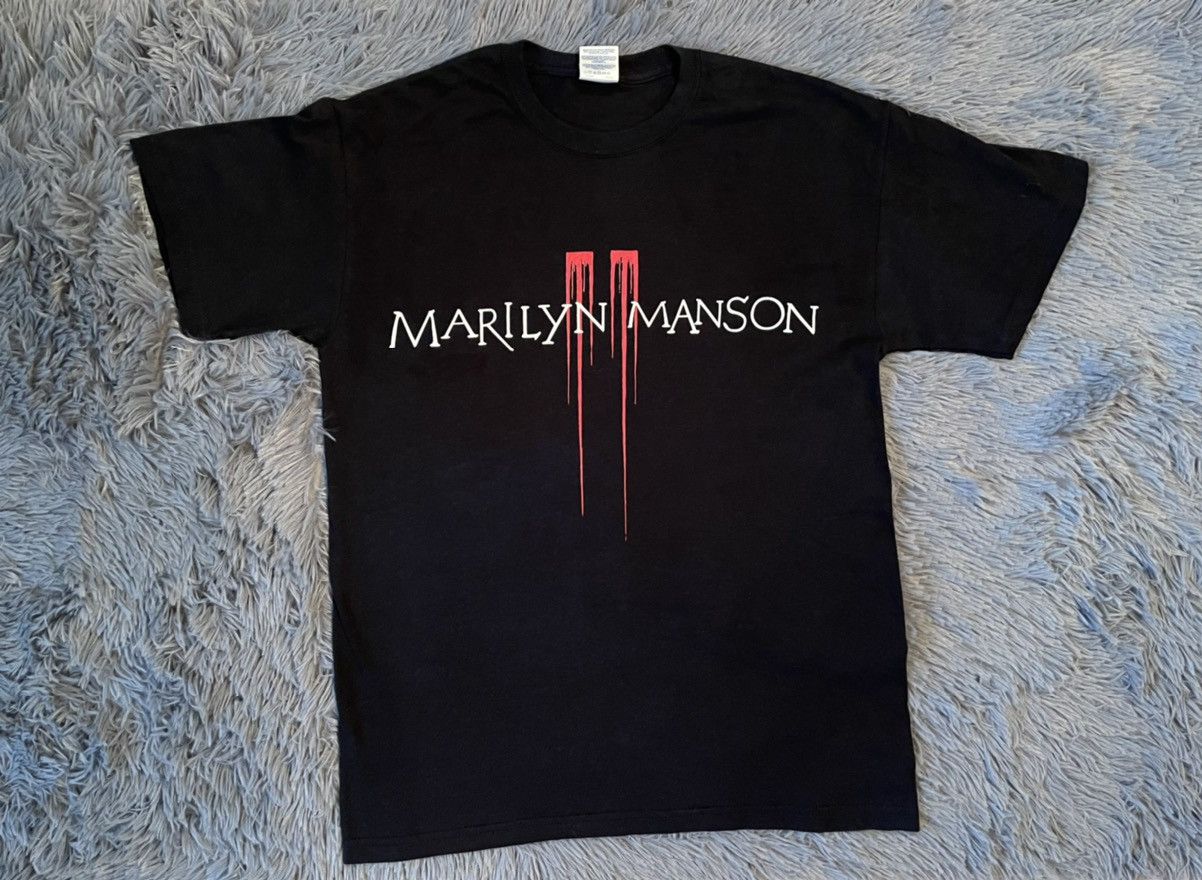 Band Tees × Marilyn Manson × Vintage Marilyn Manson 2007 vintage Y2K tour t-shirt Size US M / EU 48-50 / 2 - 2 Thumbnail