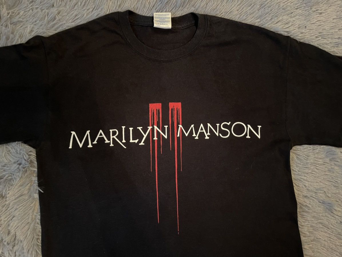 Band Tees × Marilyn Manson × Vintage Marilyn Manson 2007 vintage Y2K tour t-shirt Size US M / EU 48-50 / 2 - 3 Thumbnail