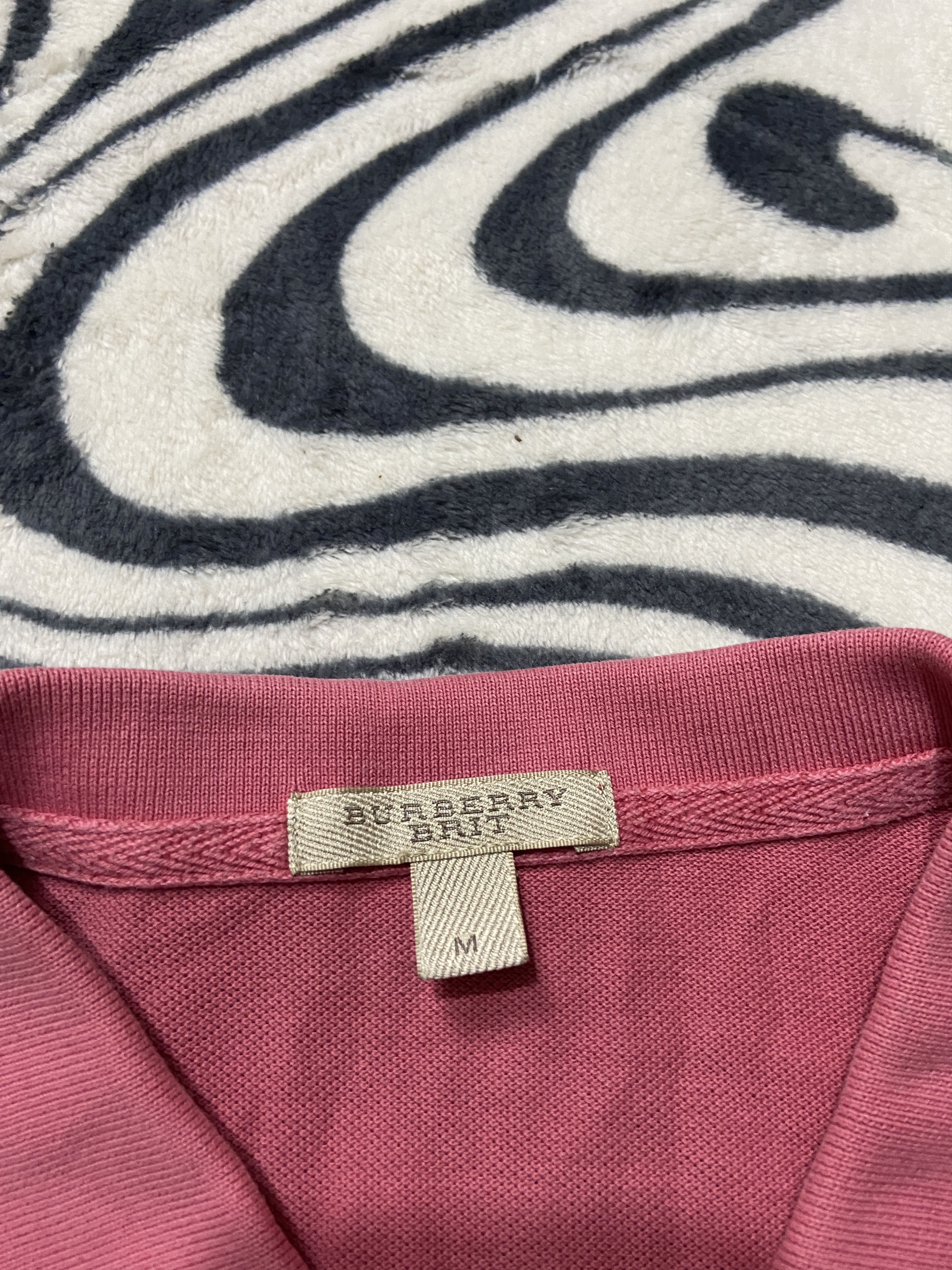 Burberry × Burberry Prorsum × Vintage Burberry Brit Mens Polo Shirt Size US M / EU 48-50 / 2 - 3 Thumbnail
