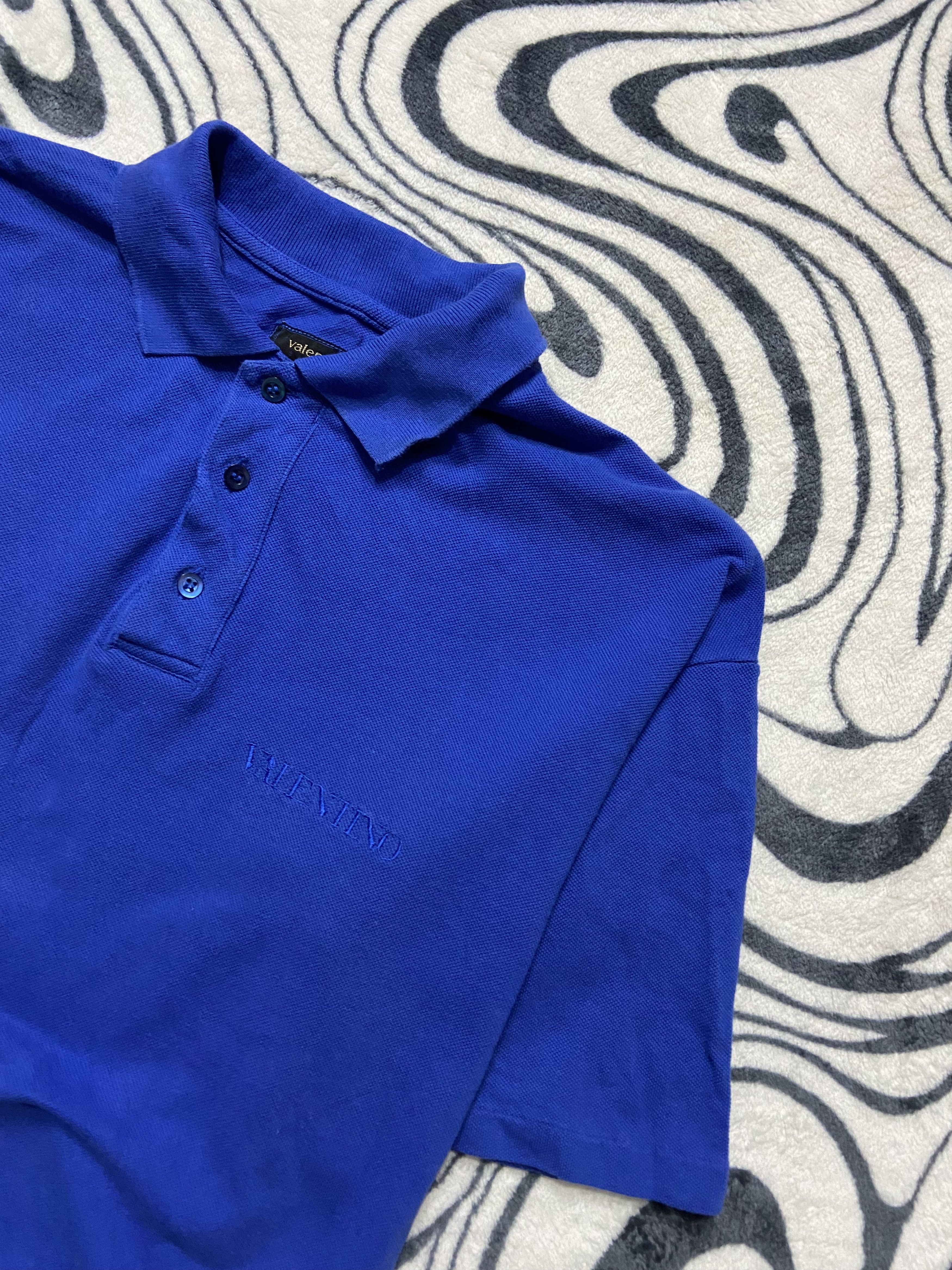 Valentino × Vintage Vintage Valentino Mens Polo Shirt Size US XL / EU 56 / 4 - 2 Thumbnail