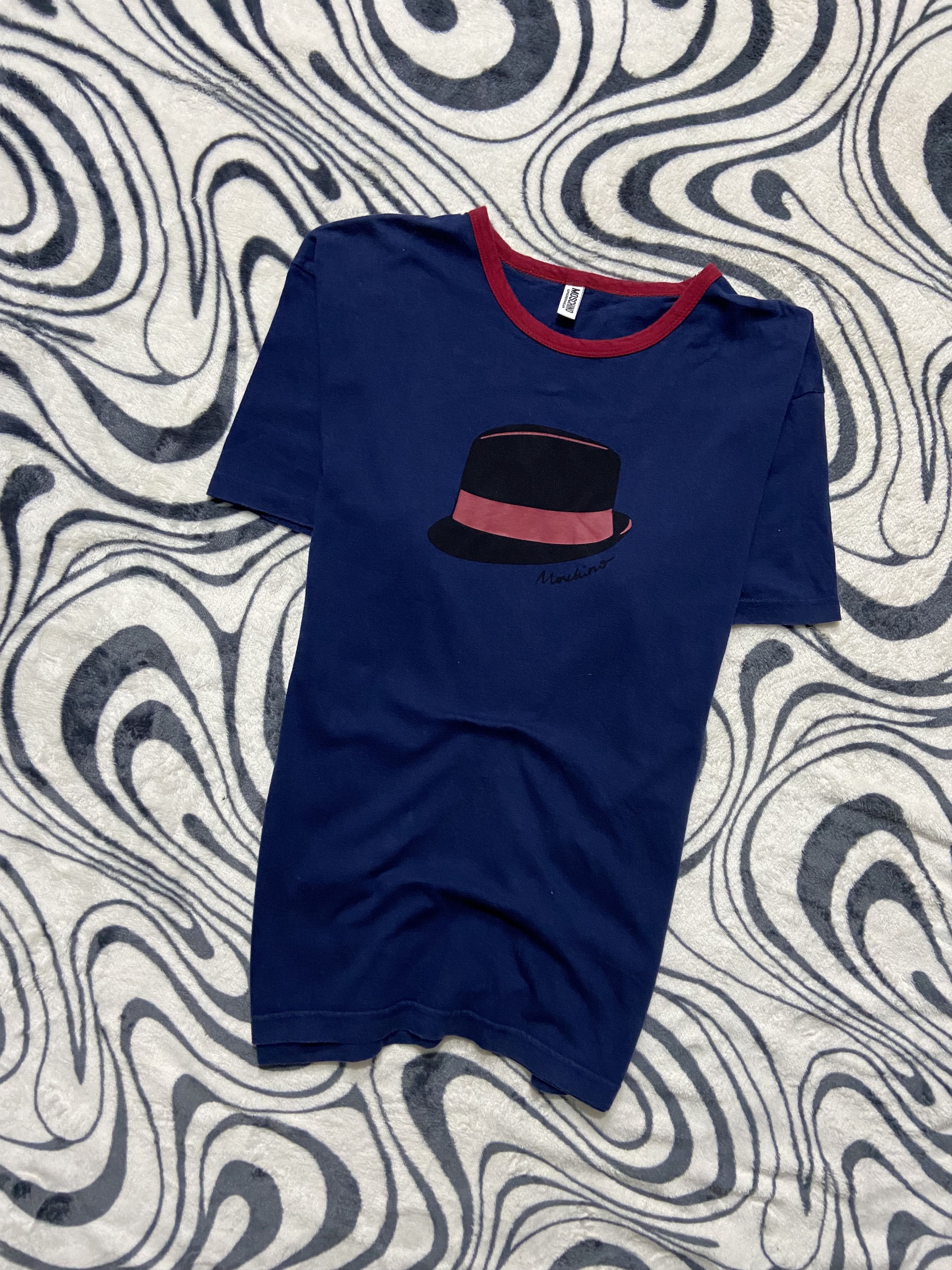Moschino Moschino Mens T-Shirt Tee Size US M / EU 48-50 / 2 - 1 Thumbnail